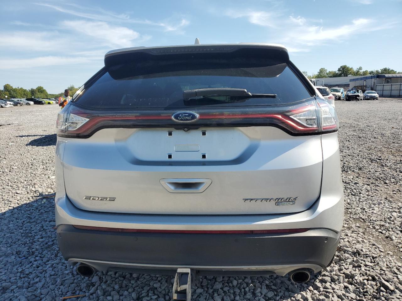 2015 Ford Edge Titanium Silver vin: 2FMTK3K99FBB04512