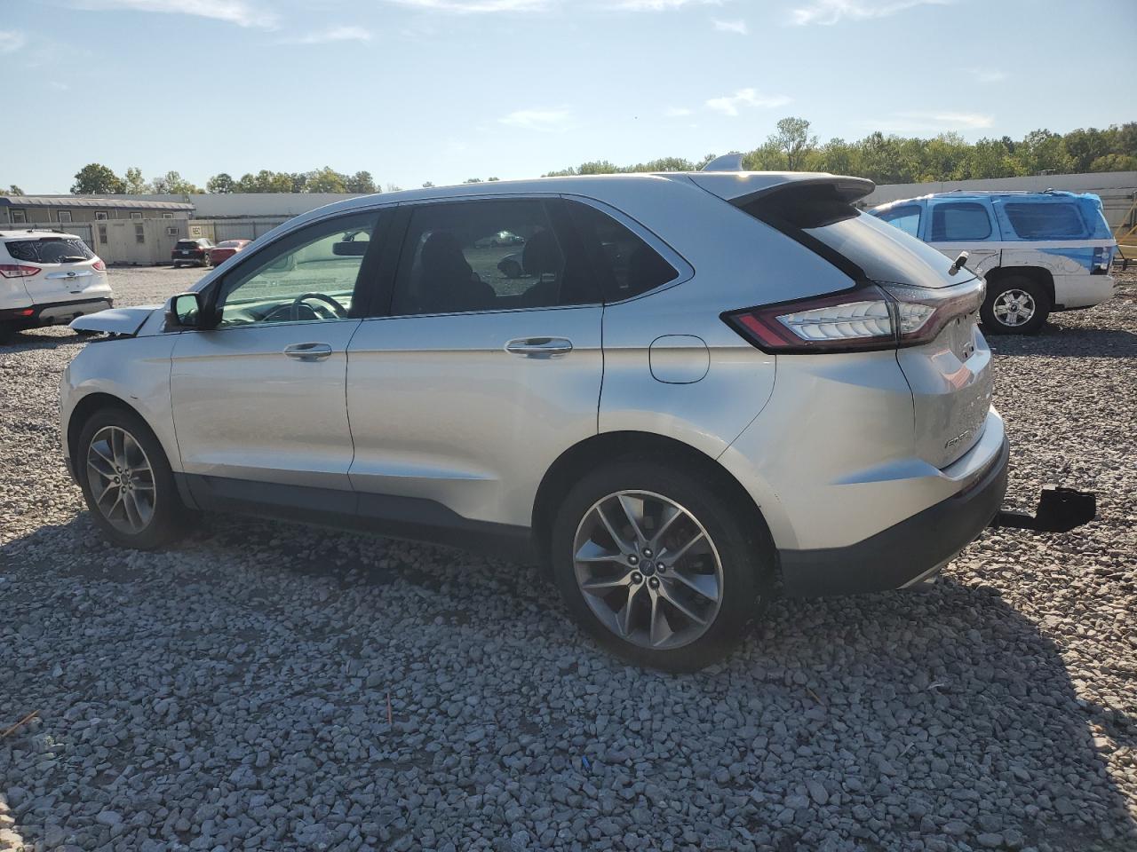 2015 Ford Edge Titanium Silver vin: 2FMTK3K99FBB04512