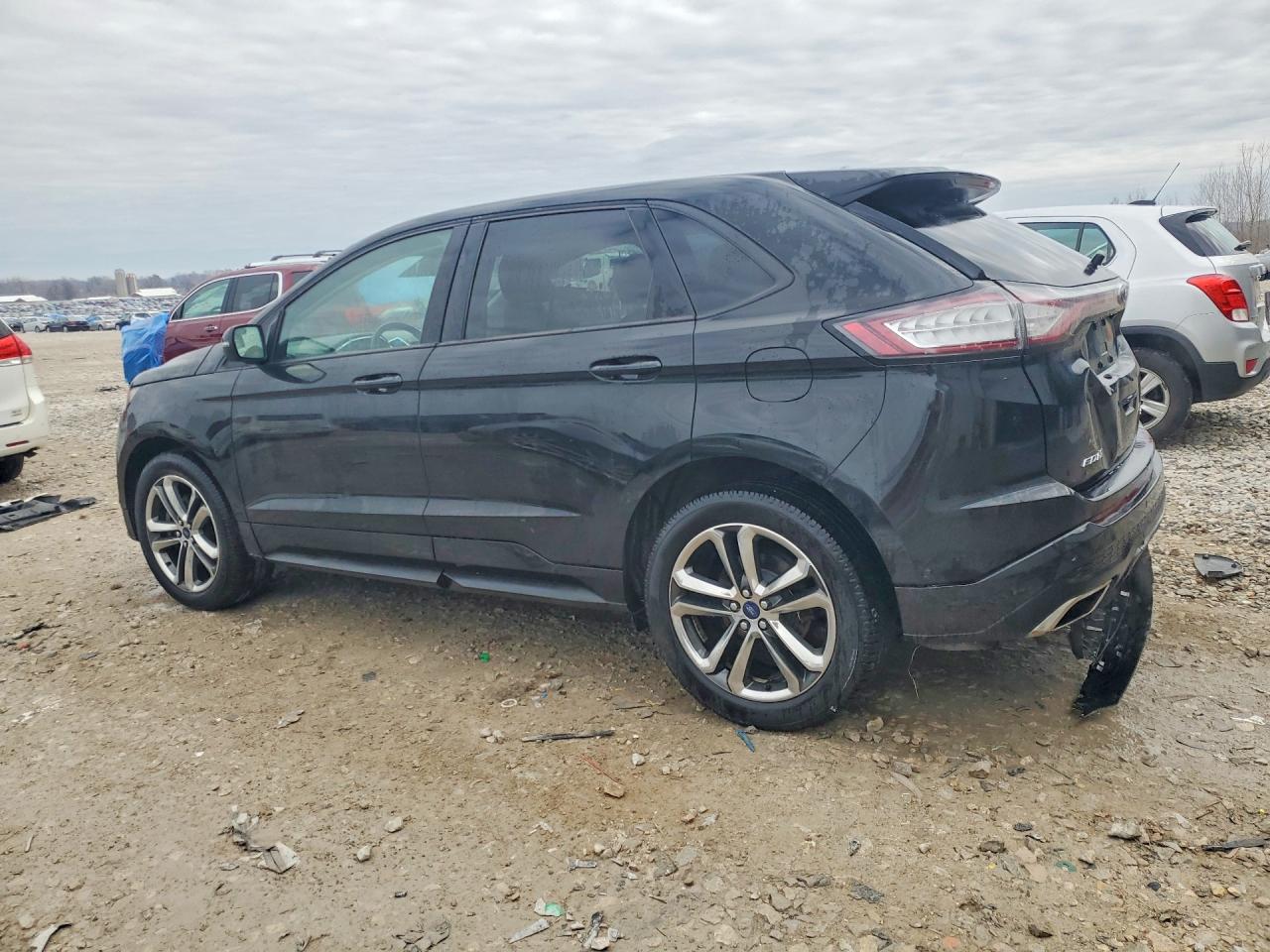 2015 Ford Edge Sport Black vin: 2FMTK4AP0FBB59971