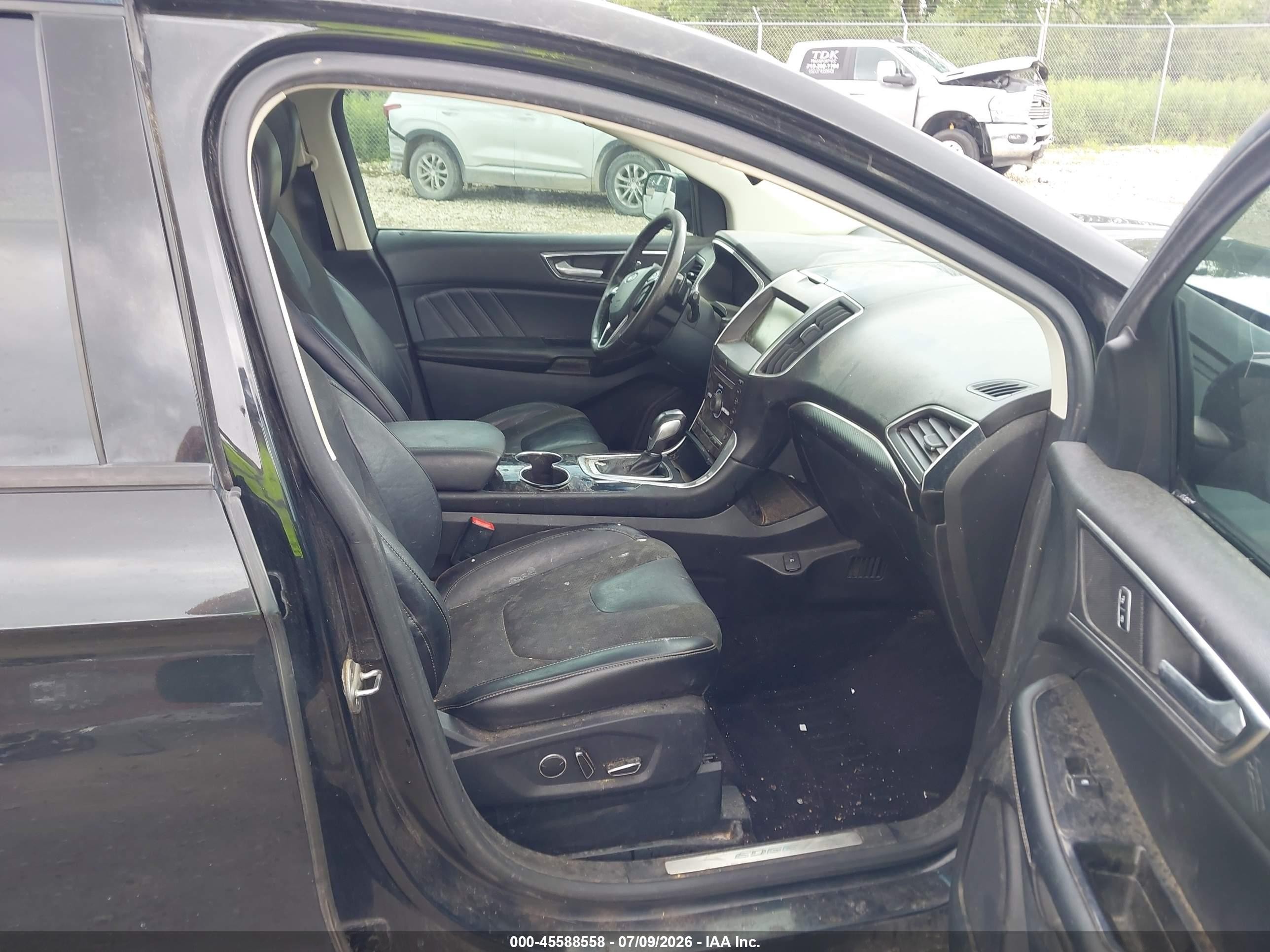 2015 Ford Edge Sport Black vin: 2FMTK4AP0FBB83462
