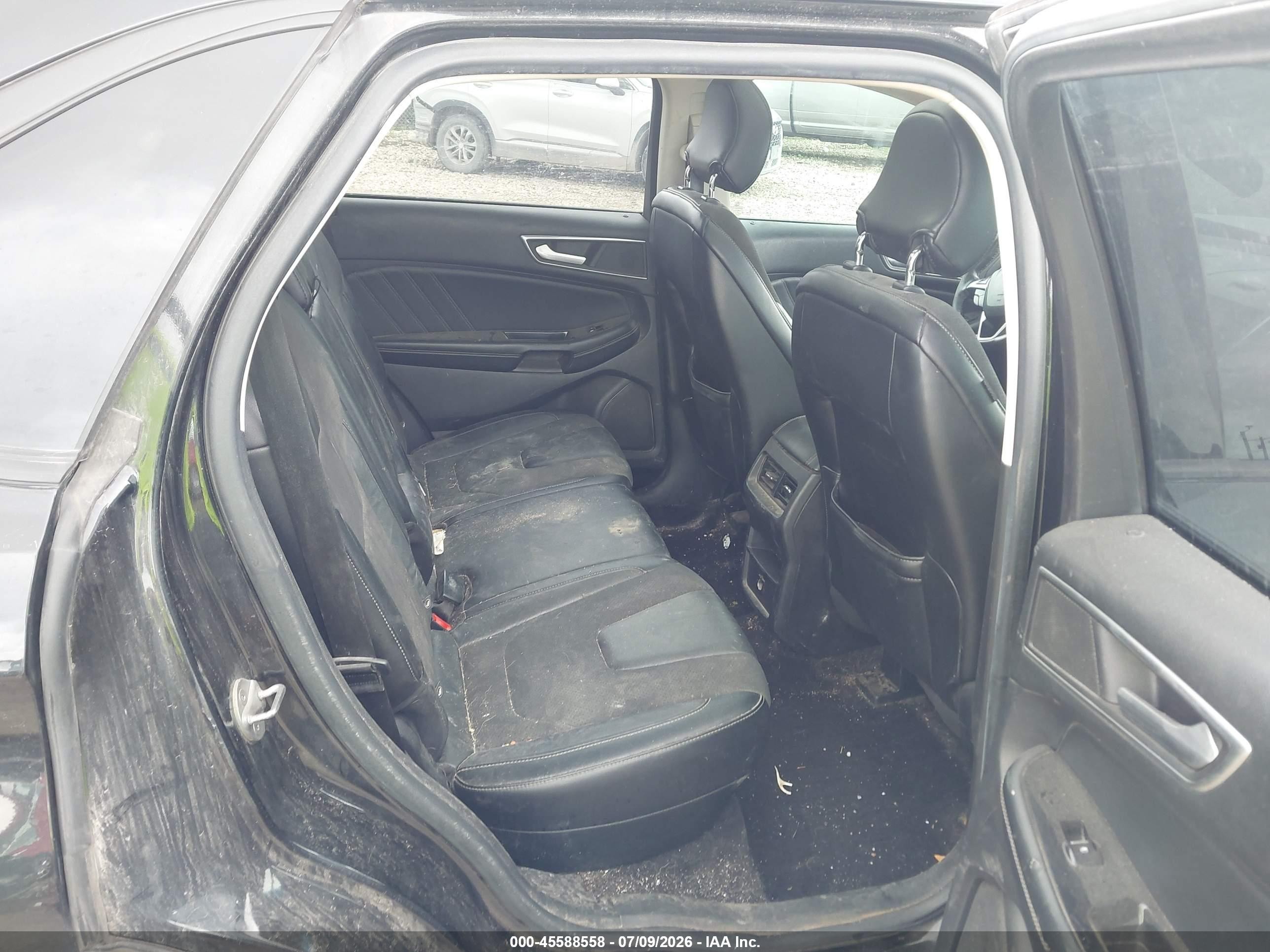 2015 Ford Edge Sport Black vin: 2FMTK4AP0FBB83462