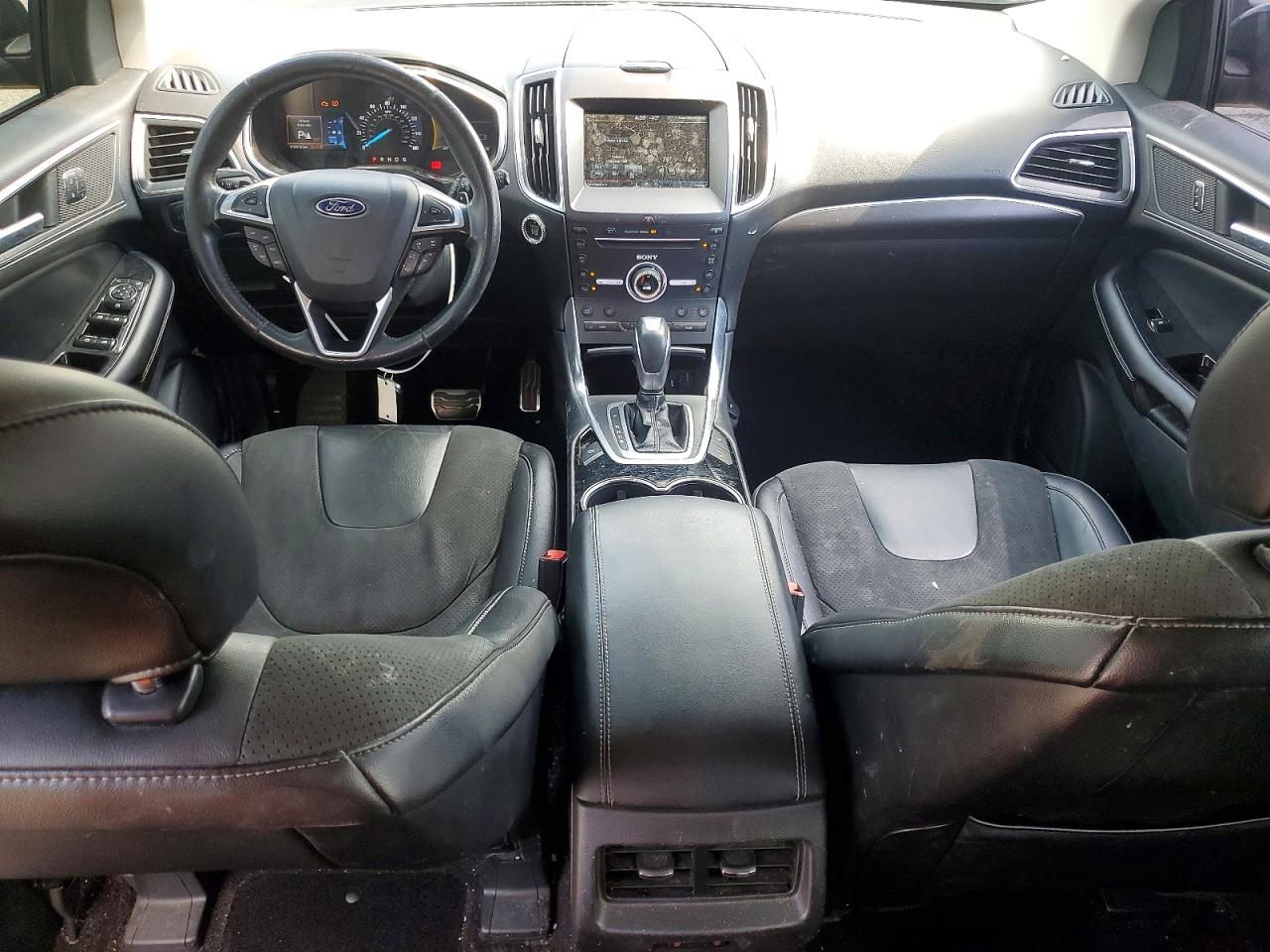 2015 Ford Edge Sport Black vin: 2FMTK4AP0FBC37102