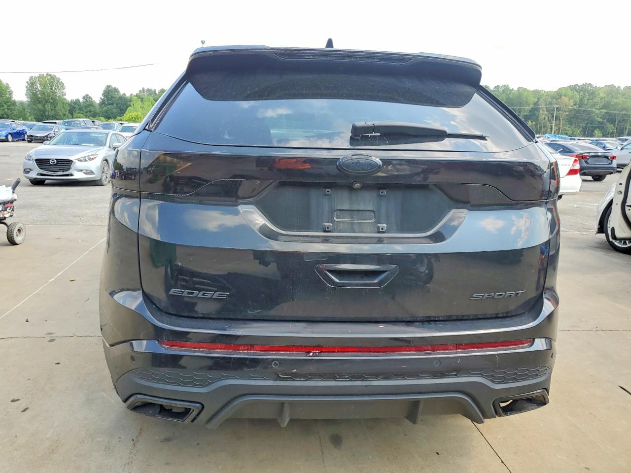 2015 Ford Edge Sport Black vin: 2FMTK4AP0FBC37102