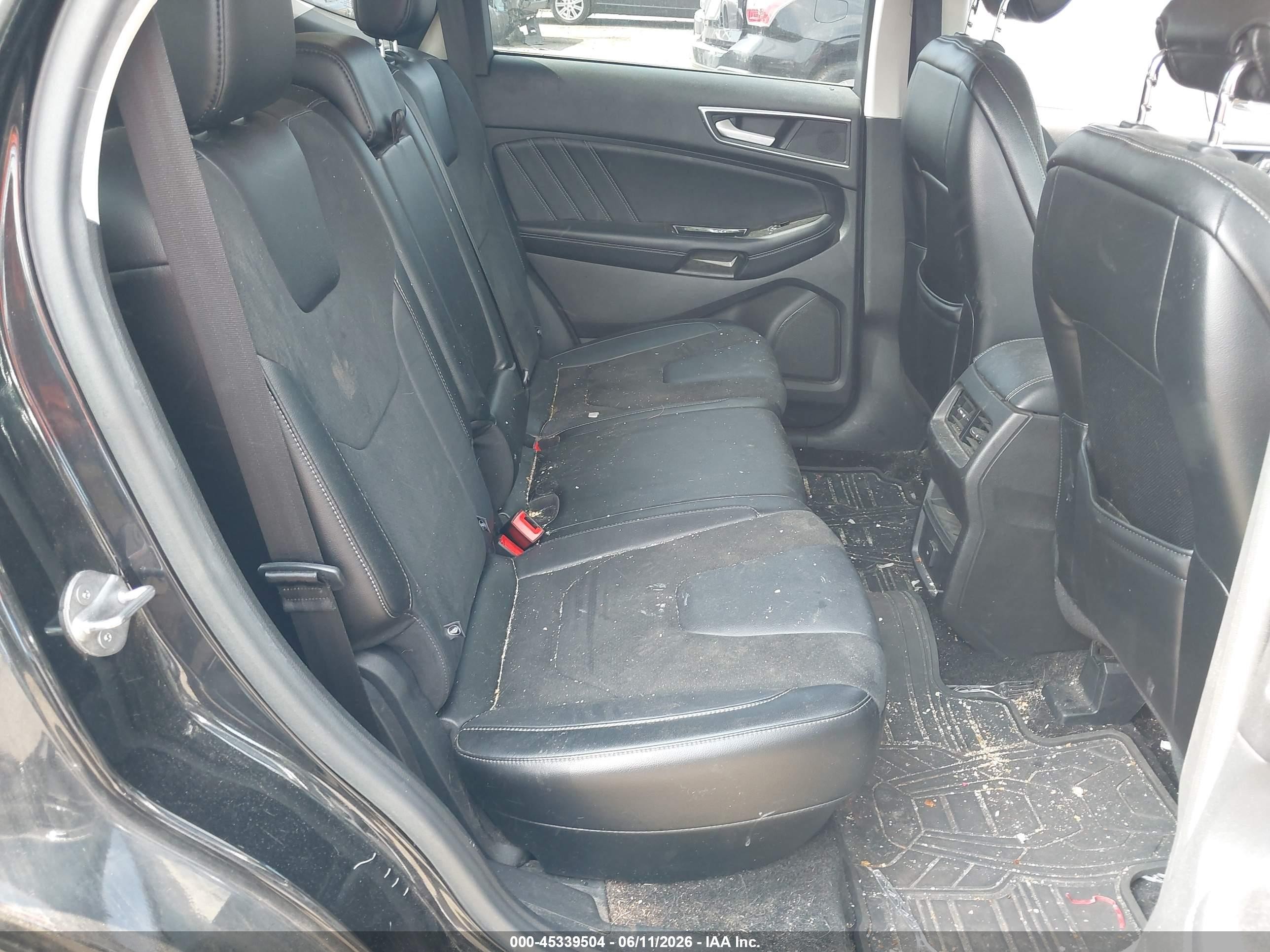 2015 Ford Edge Sport Black vin: 2FMTK4AP1FBB36828