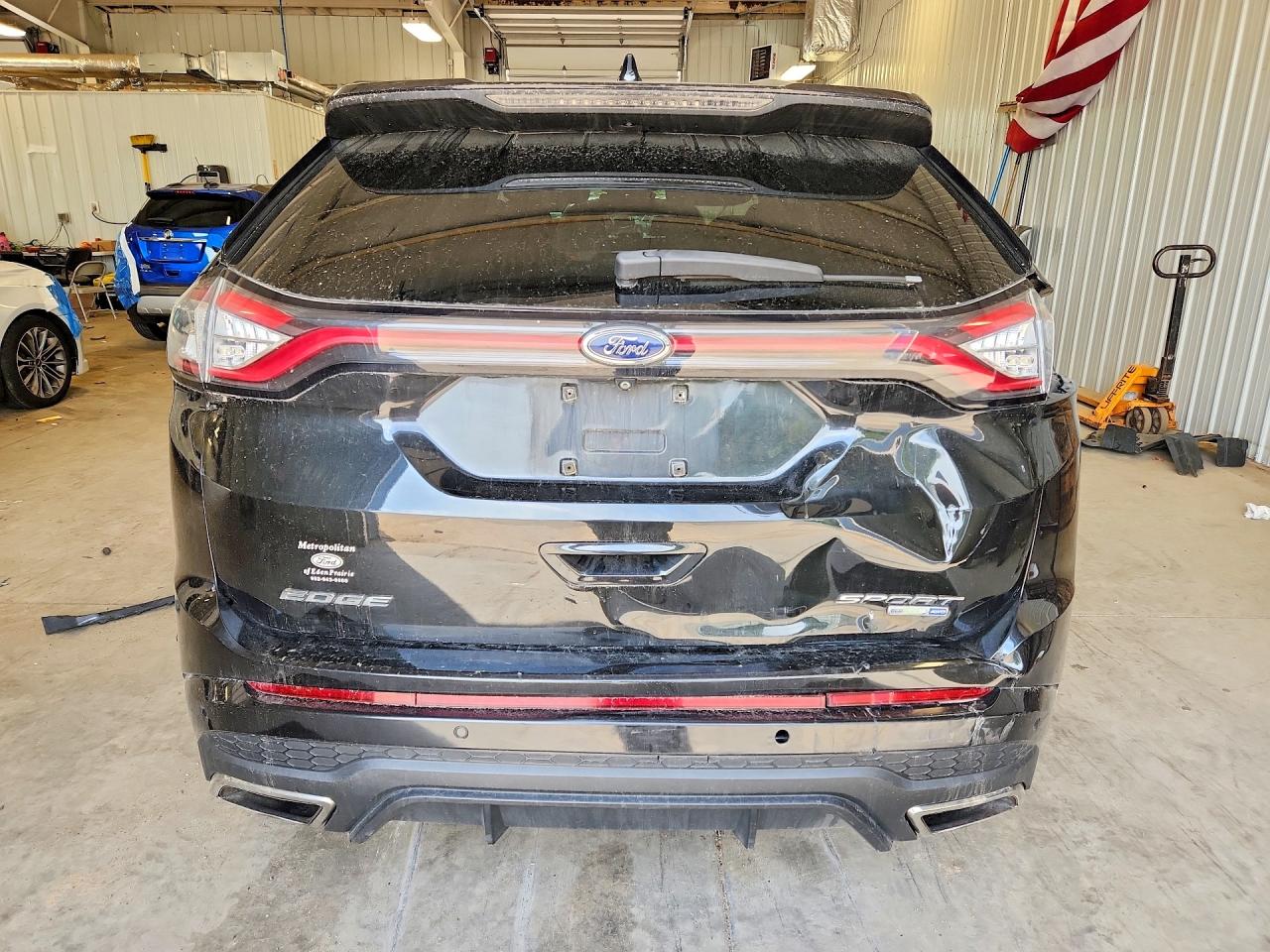 2015 Ford Edge Sport Black vin: 2FMTK4AP2FBB05734