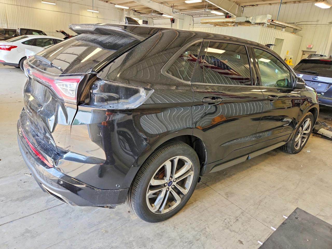 2015 Ford Edge Sport Black vin: 2FMTK4AP2FBB05734