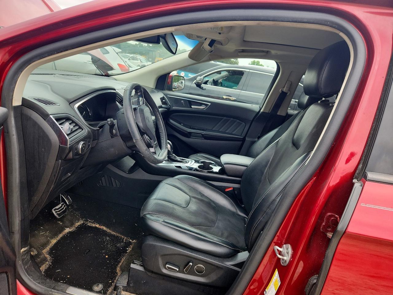 2015 Ford Edge Red vin: 2FMTK4AP2FBB58434