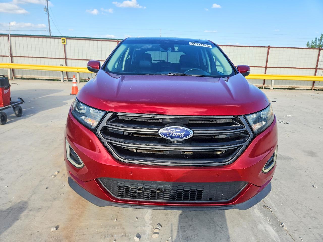 2015 Ford Edge Sport Red vin: 2FMTK4AP2FBB59762