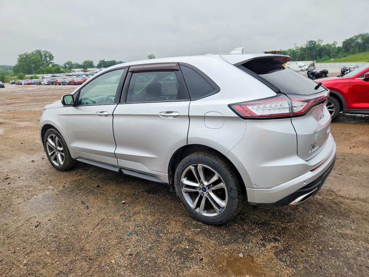 2015 Ford Edge Sport Silver vin: 2FMTK4AP2FBB79932