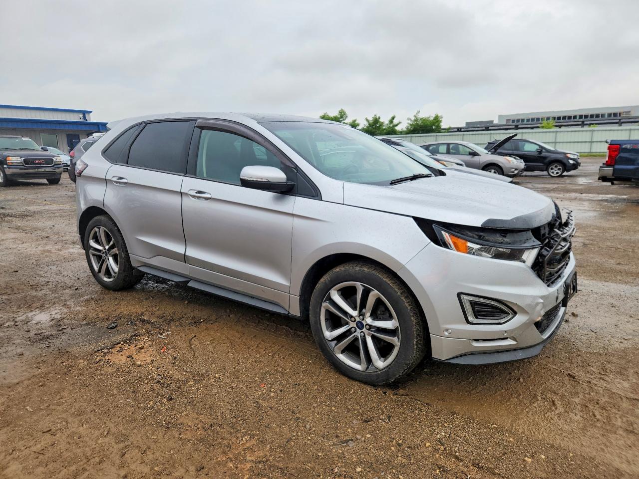 2015 Ford Edge Sport Silver vin: 2FMTK4AP2FBB79932