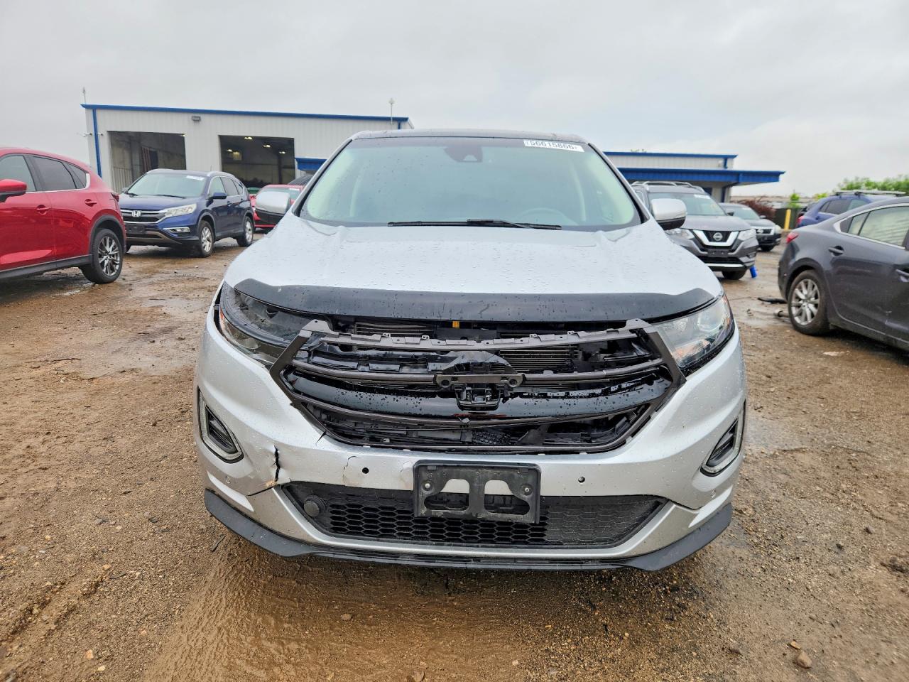 2015 Ford Edge Sport Silver vin: 2FMTK4AP2FBB79932