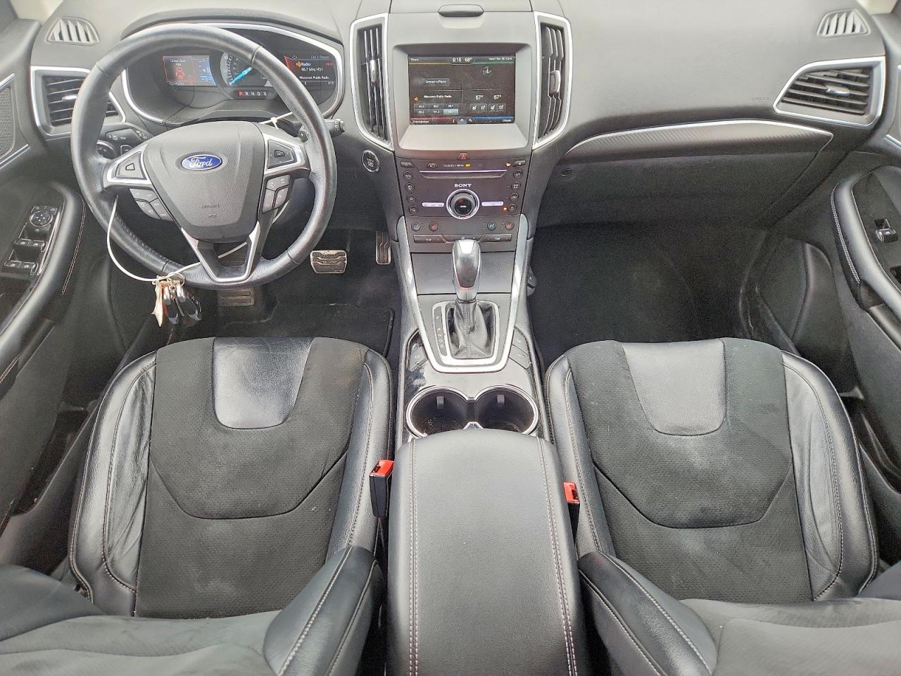 2015 Ford Edge Sport Silver vin: 2FMTK4AP2FBB79932