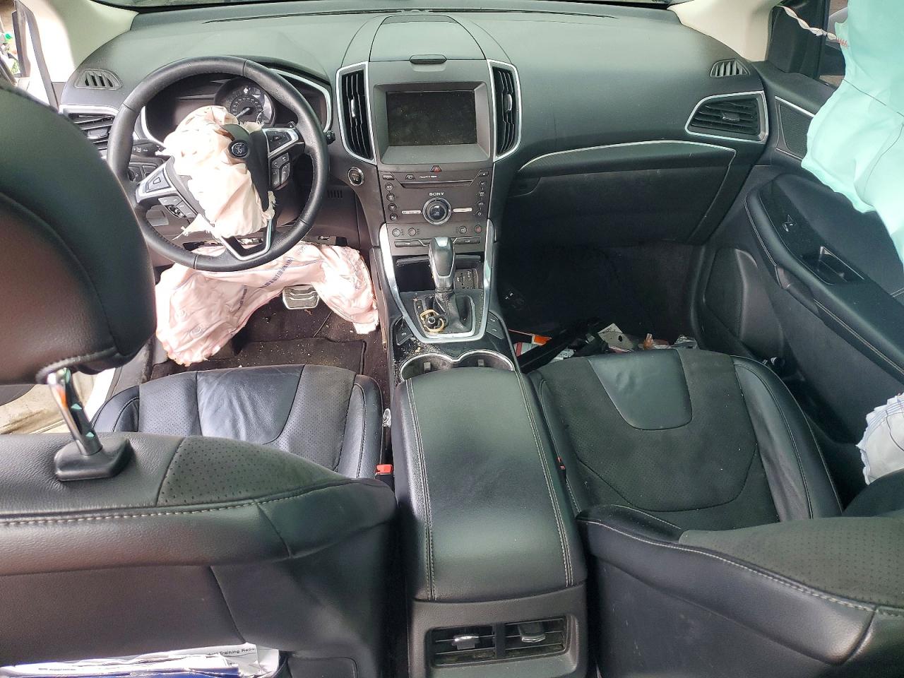 2015 Ford Edge Sport White vin: 2FMTK4AP2FBC30944