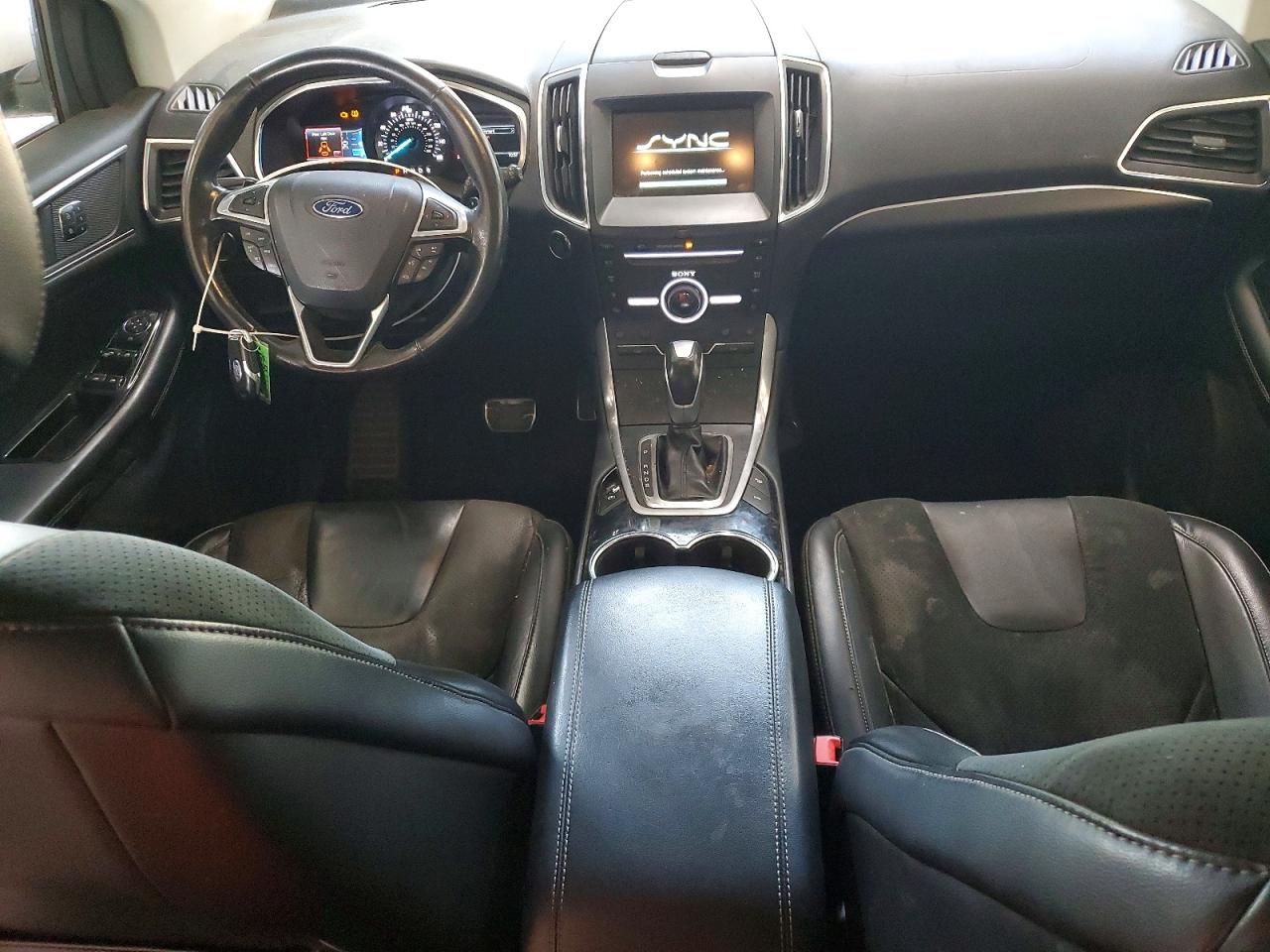 2015 Ford Edge Sport White vin: 2FMTK4AP3FBB41237