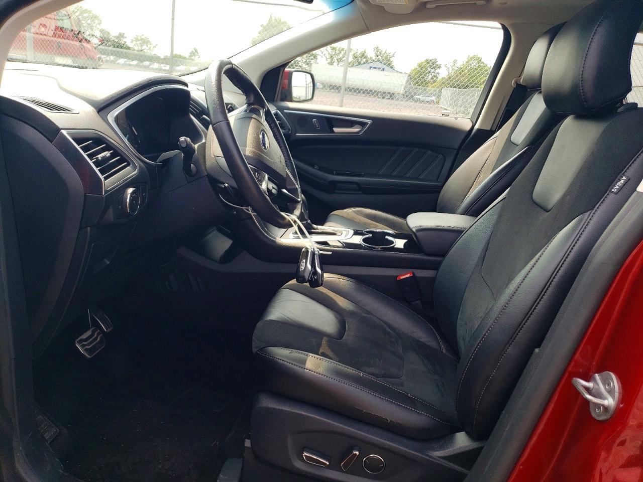 2015 Ford Edge Sport Red vin: 2FMTK4AP3FBB99445