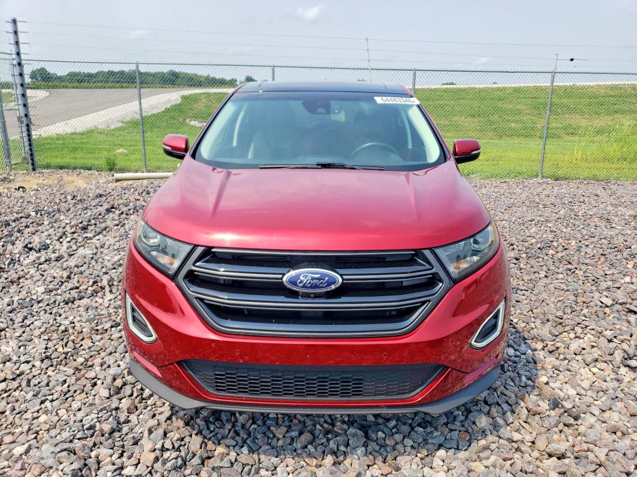 2015 Ford Edge Sport Red vin: 2FMTK4AP3FBB99445