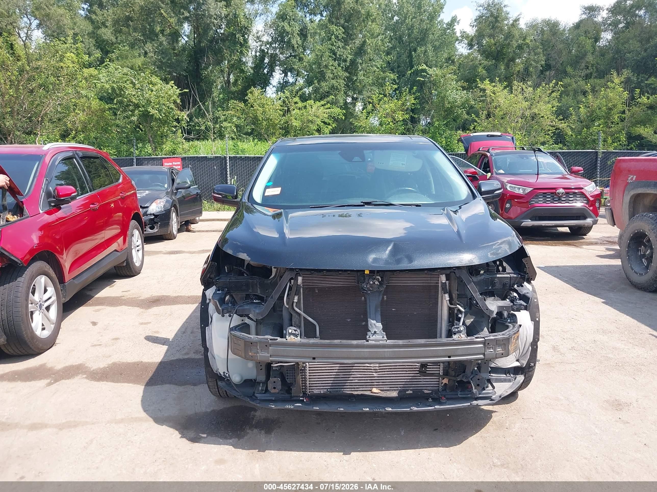 2015 Ford Edge Sport Black vin: 2FMTK4AP3FBC17362