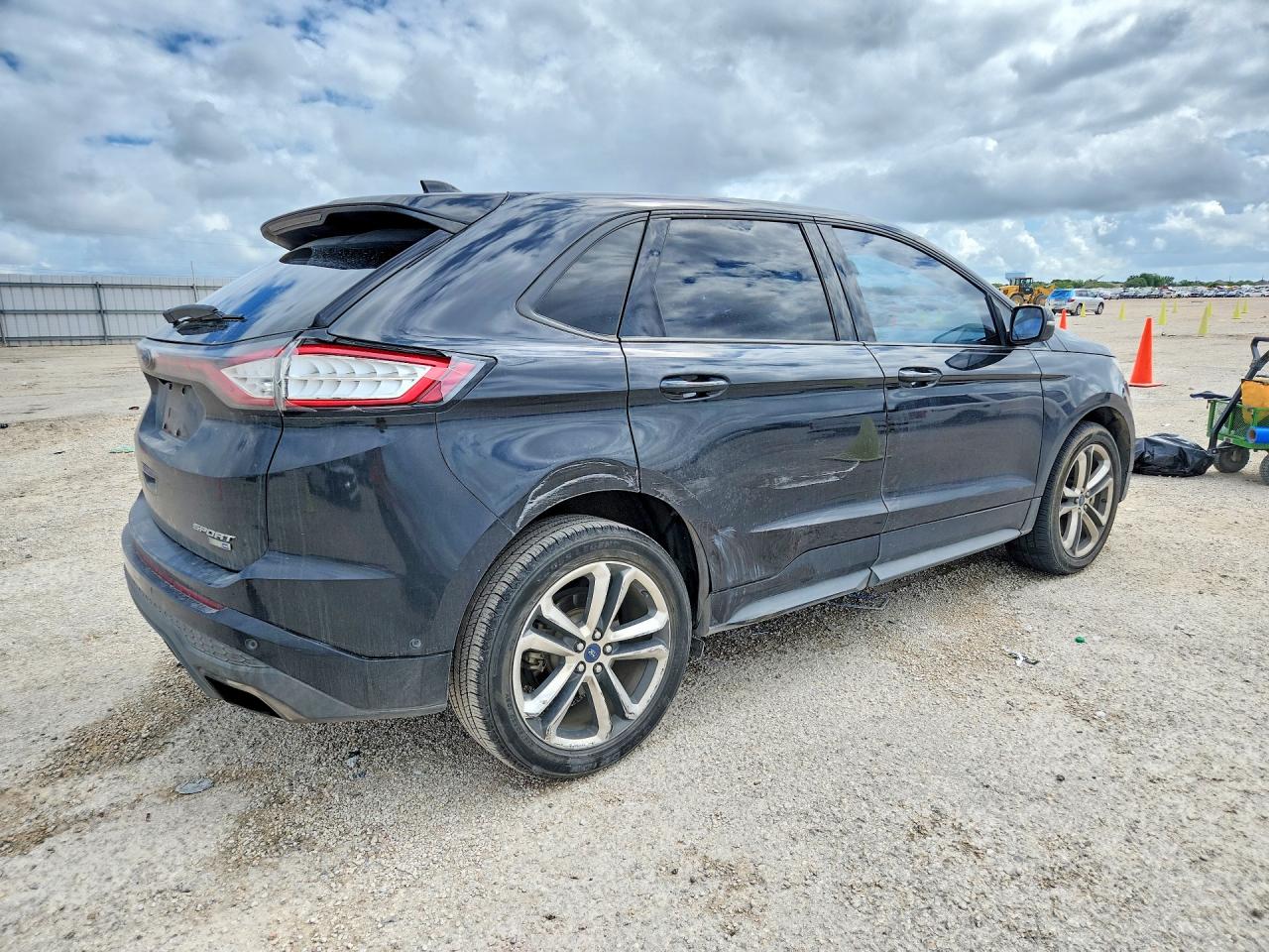 2015 Ford Edge Sport Black vin: 2FMTK4AP3FBC20441