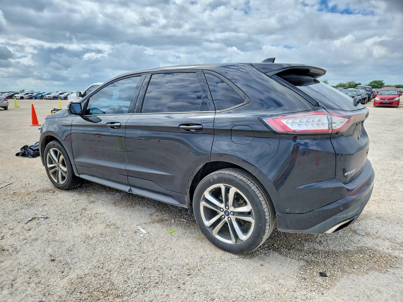 2015 Ford Edge Sport Black vin: 2FMTK4AP3FBC20441