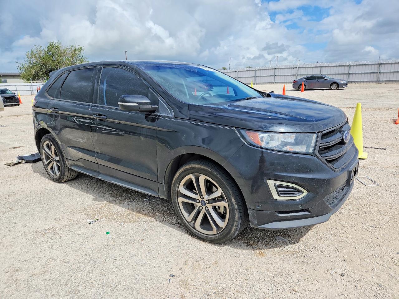 2015 Ford Edge Sport Black vin: 2FMTK4AP3FBC20441