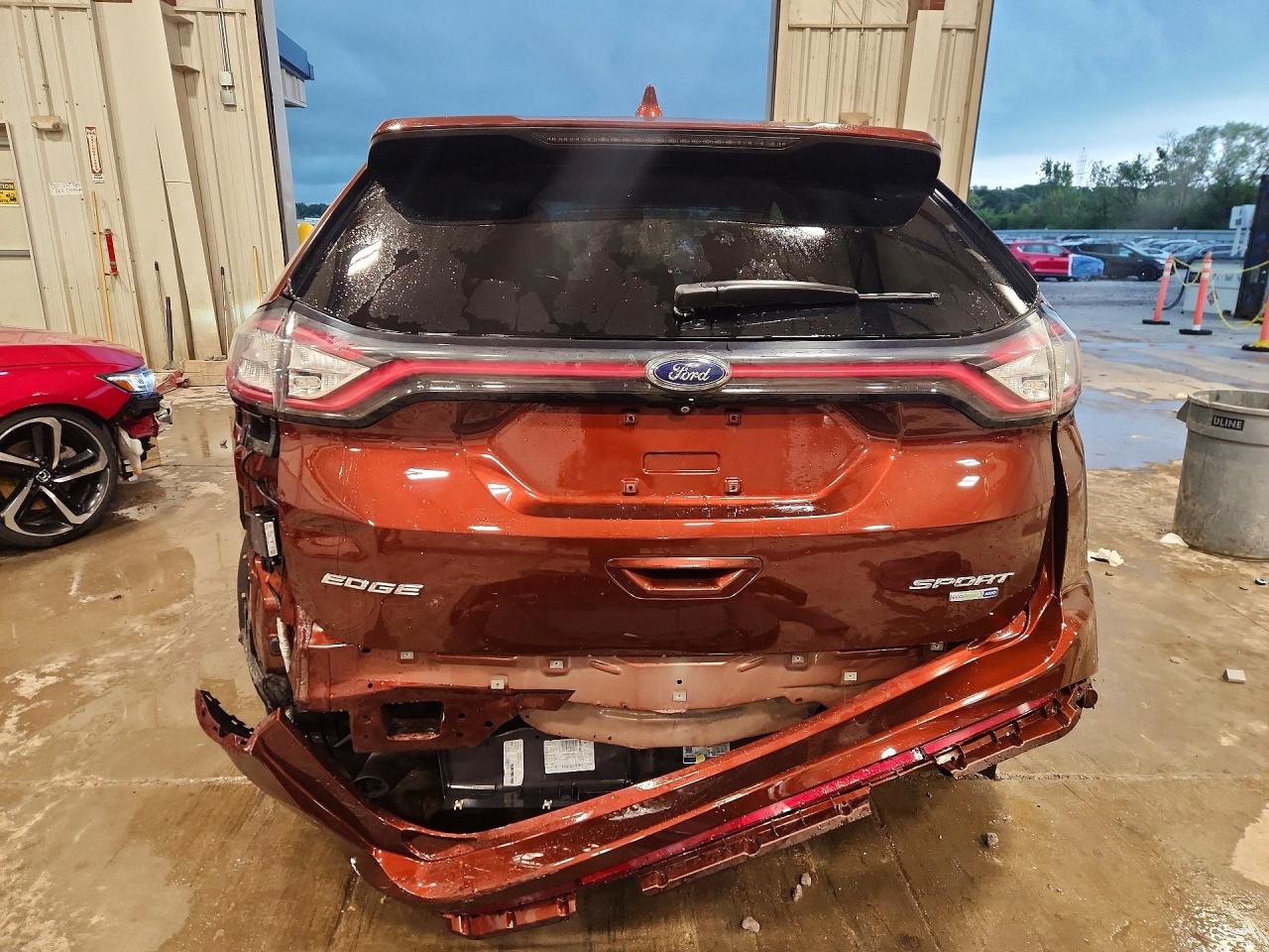 2015 Ford Edge Sport Brown vin: 2FMTK4AP4FBB03094