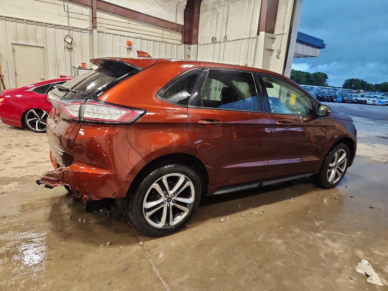 2015 Ford Edge Sport Brown vin: 2FMTK4AP4FBB03094