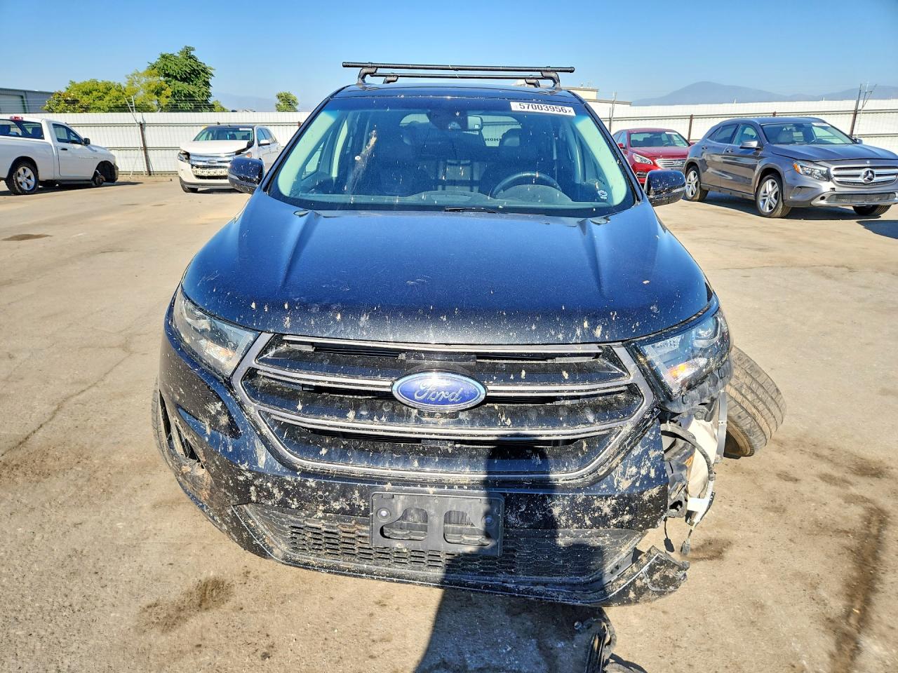 2015 Ford Edge Black vin: 2FMTK4AP4FBB67118