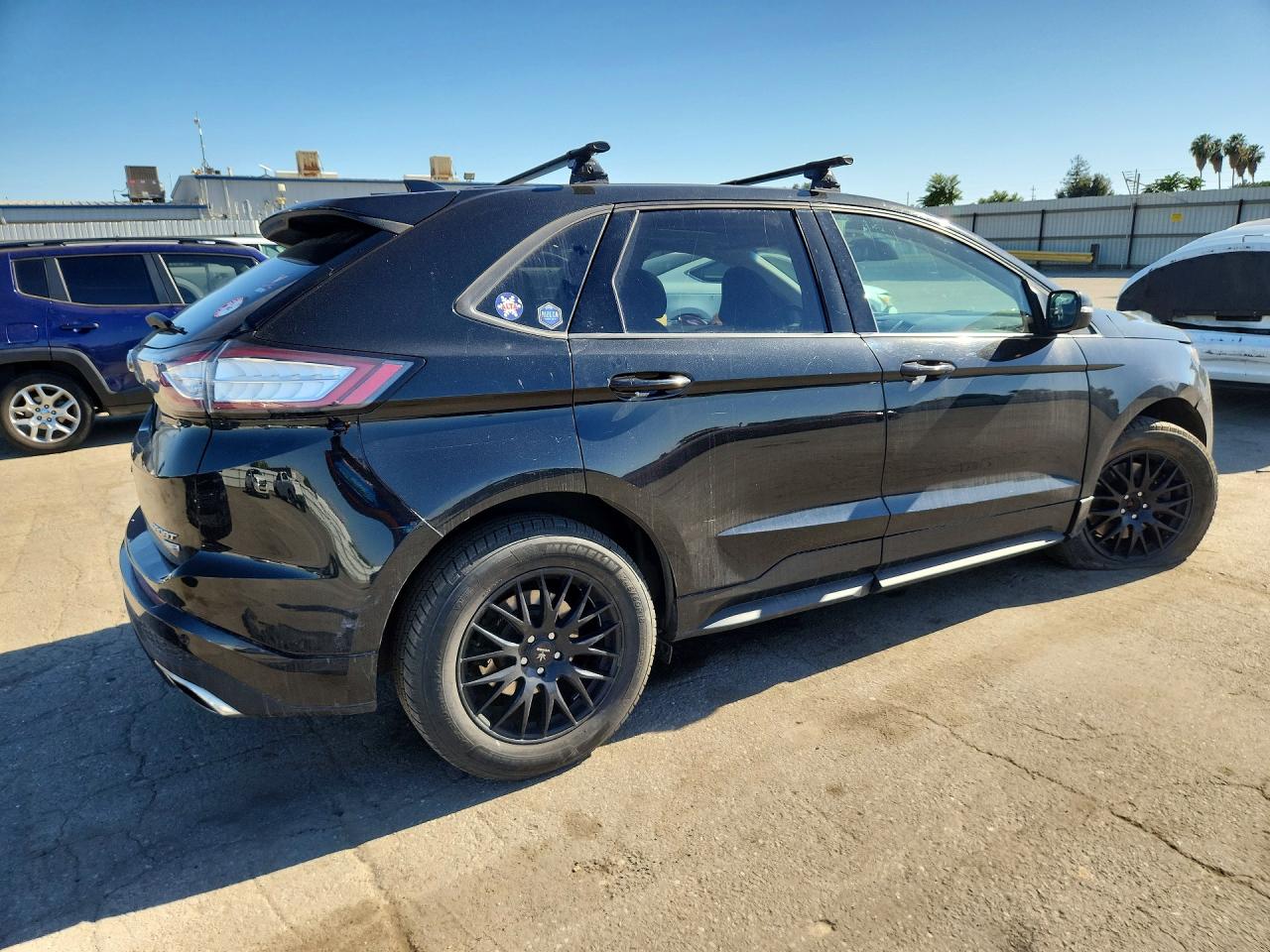 2015 Ford Edge Black vin: 2FMTK4AP4FBB67118