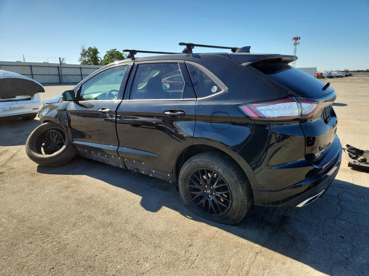 2015 Ford Edge Black vin: 2FMTK4AP4FBB67118