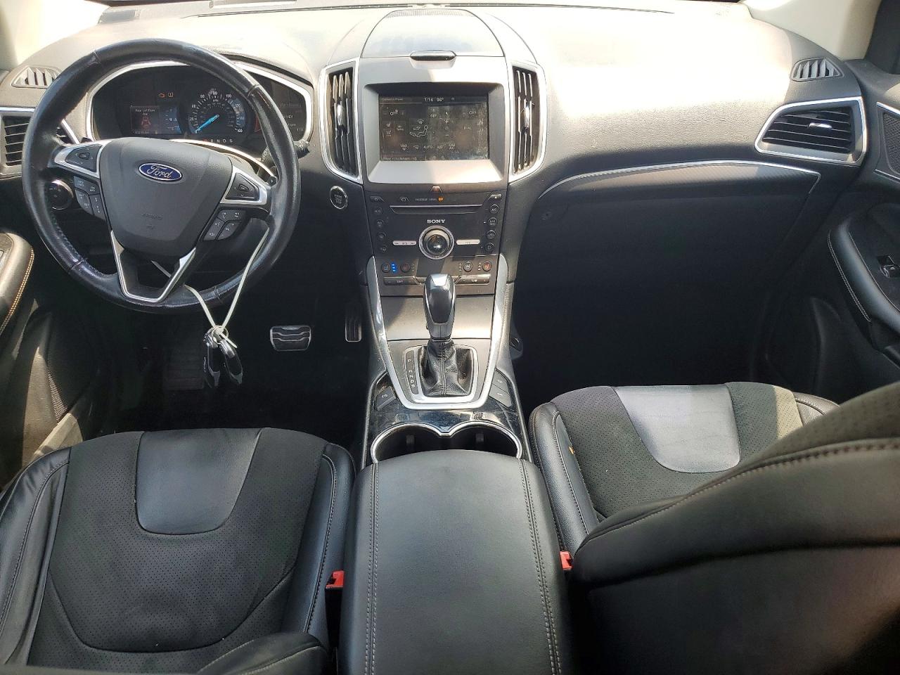 2015 Ford Edge Sport Silver vin: 2FMTK4AP4FBC33621