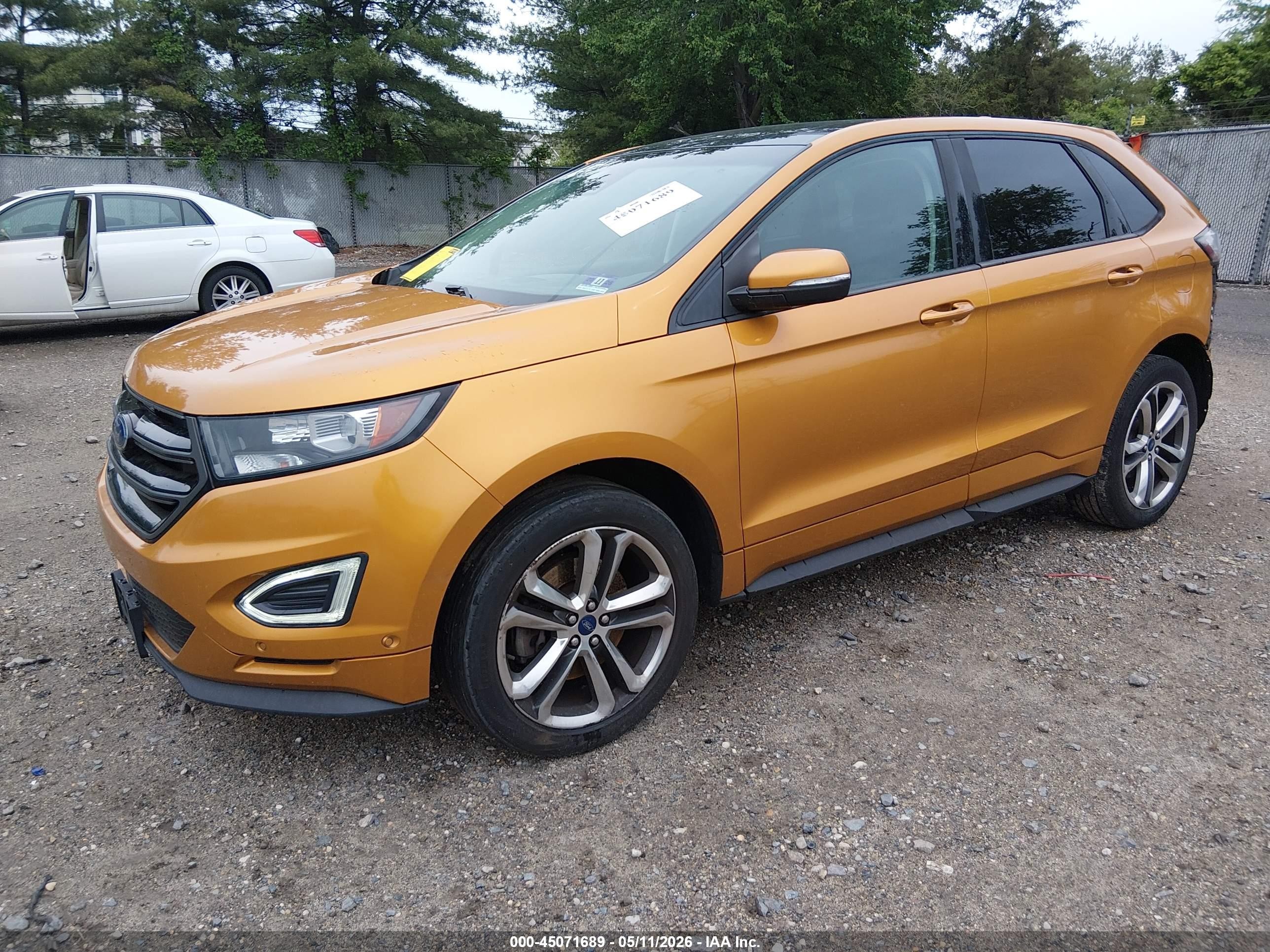 2015 Ford Edge Sport Orange vin: 2FMTK4AP5FBB11821