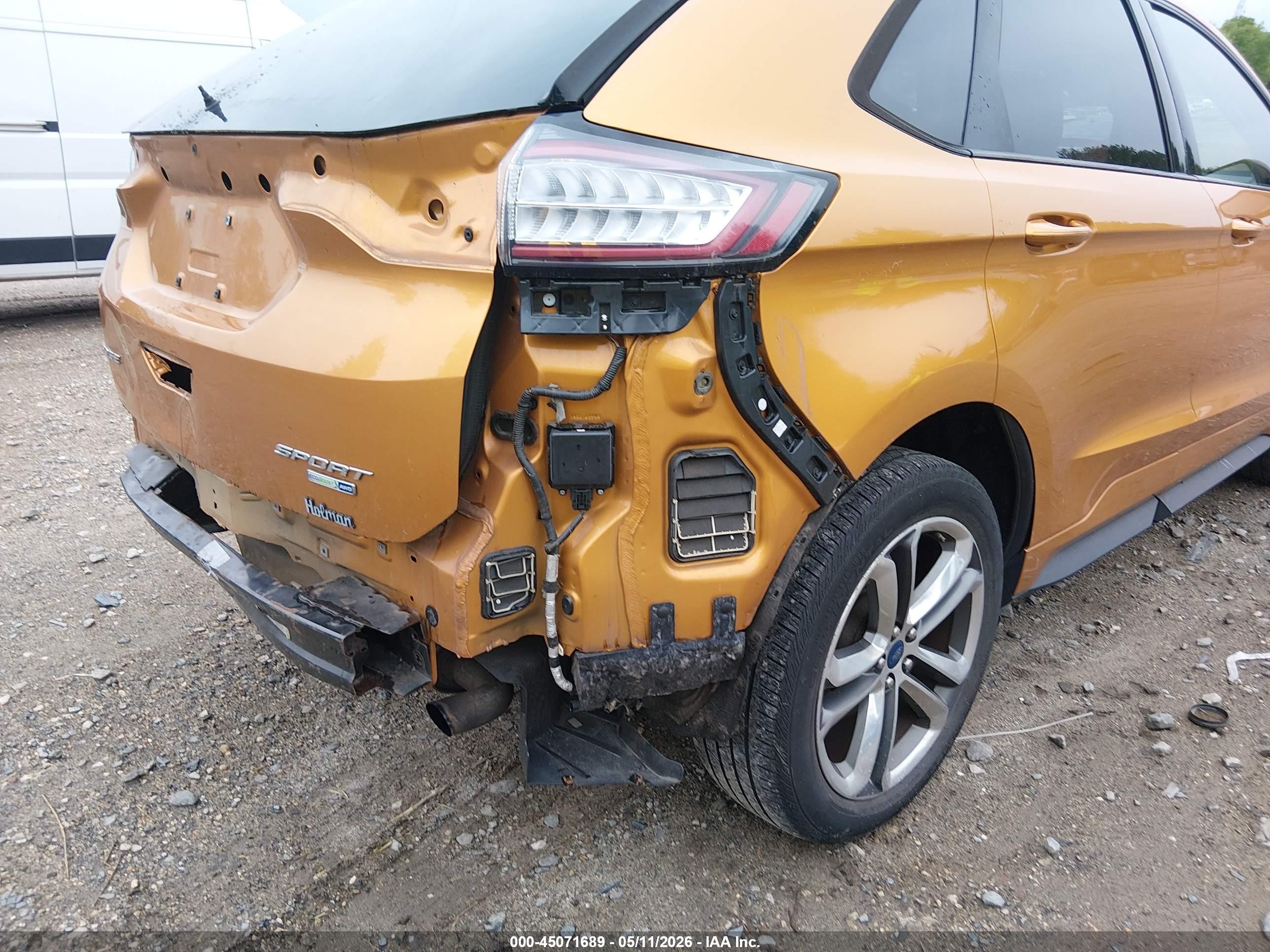 2015 Ford Edge Sport Orange vin: 2FMTK4AP5FBB11821