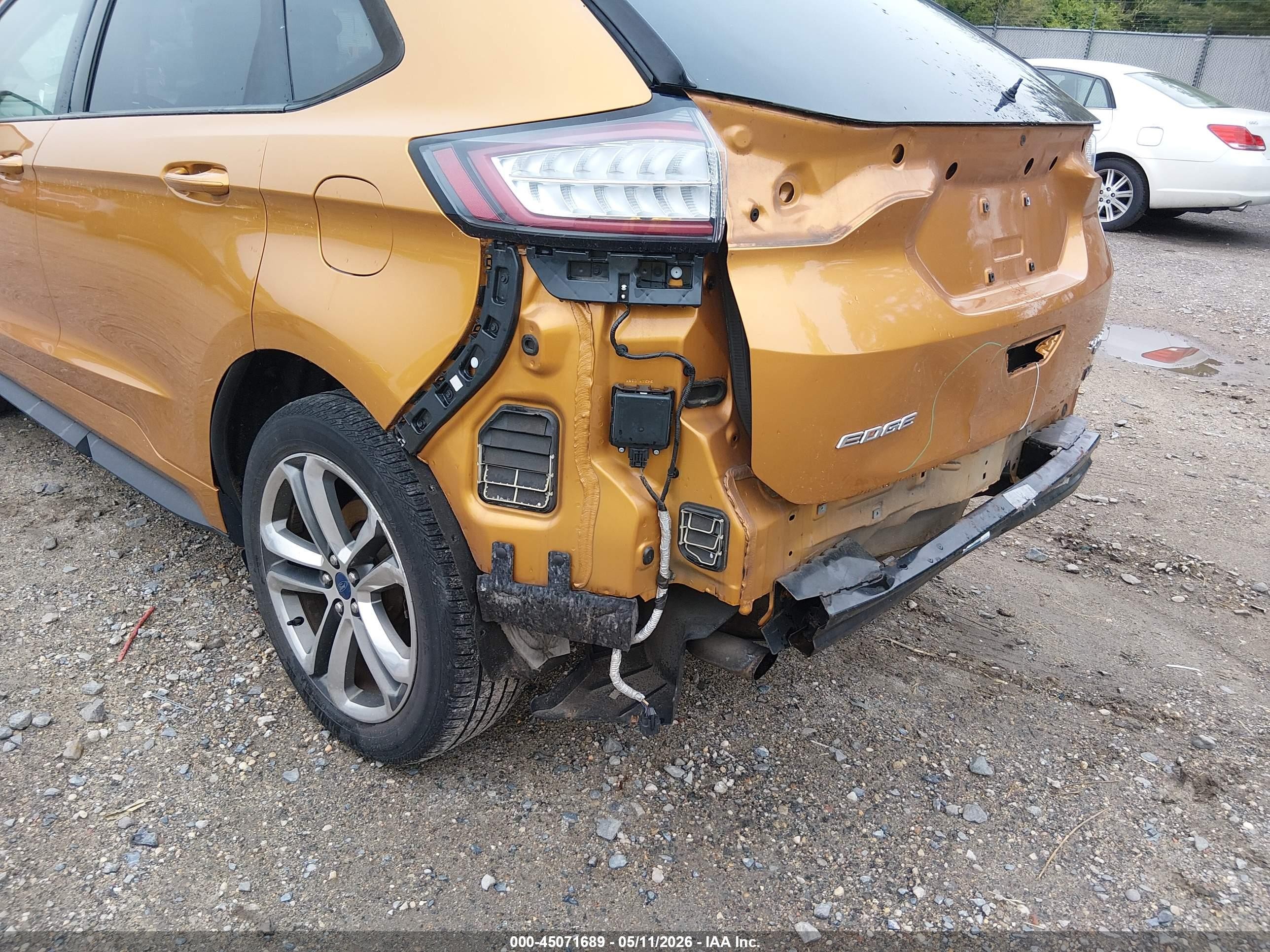 2015 Ford Edge Sport Orange vin: 2FMTK4AP5FBB11821