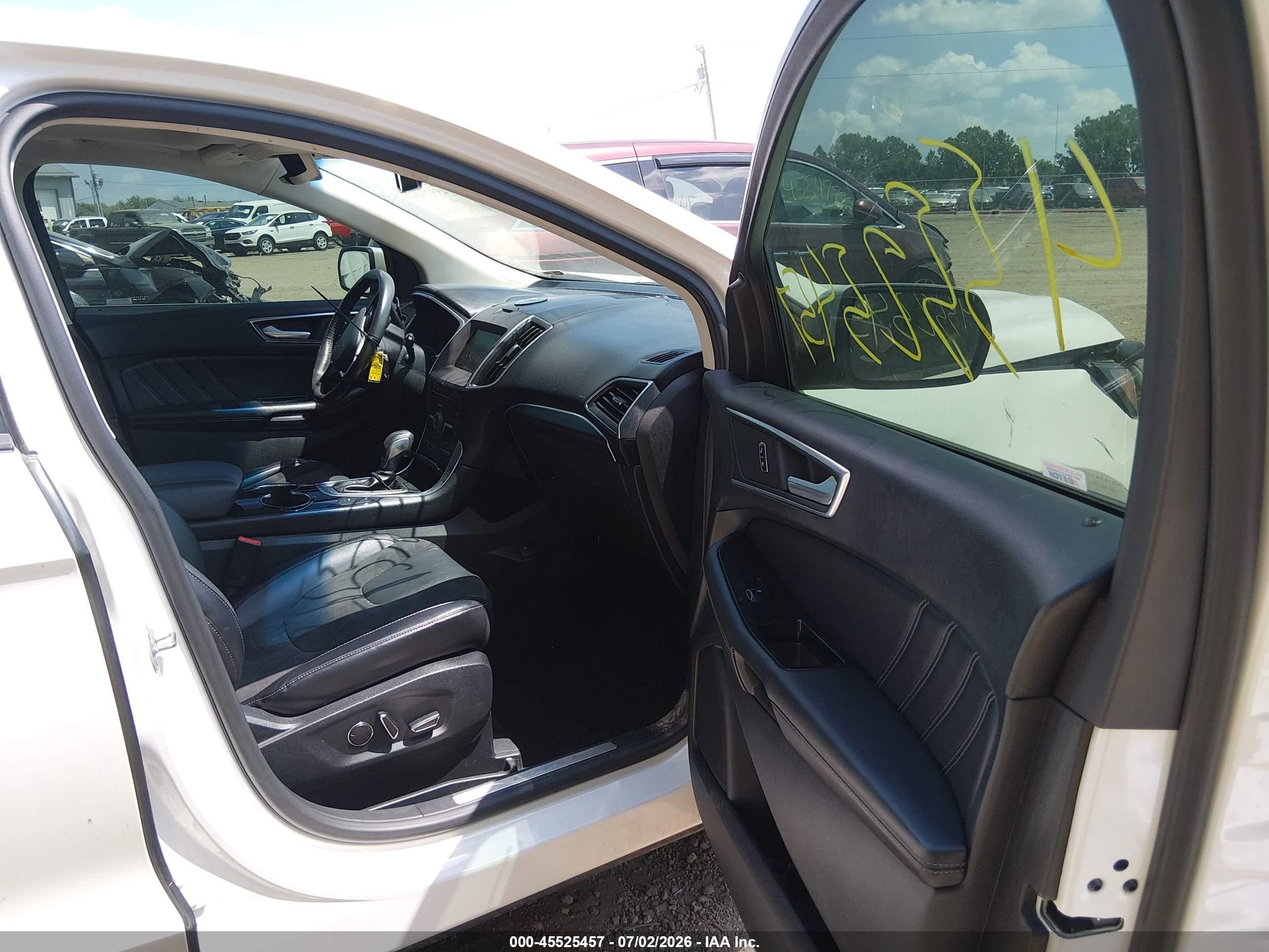 2015 Ford Edge Sport Белый vin: 2FMTK4AP5FBB85241