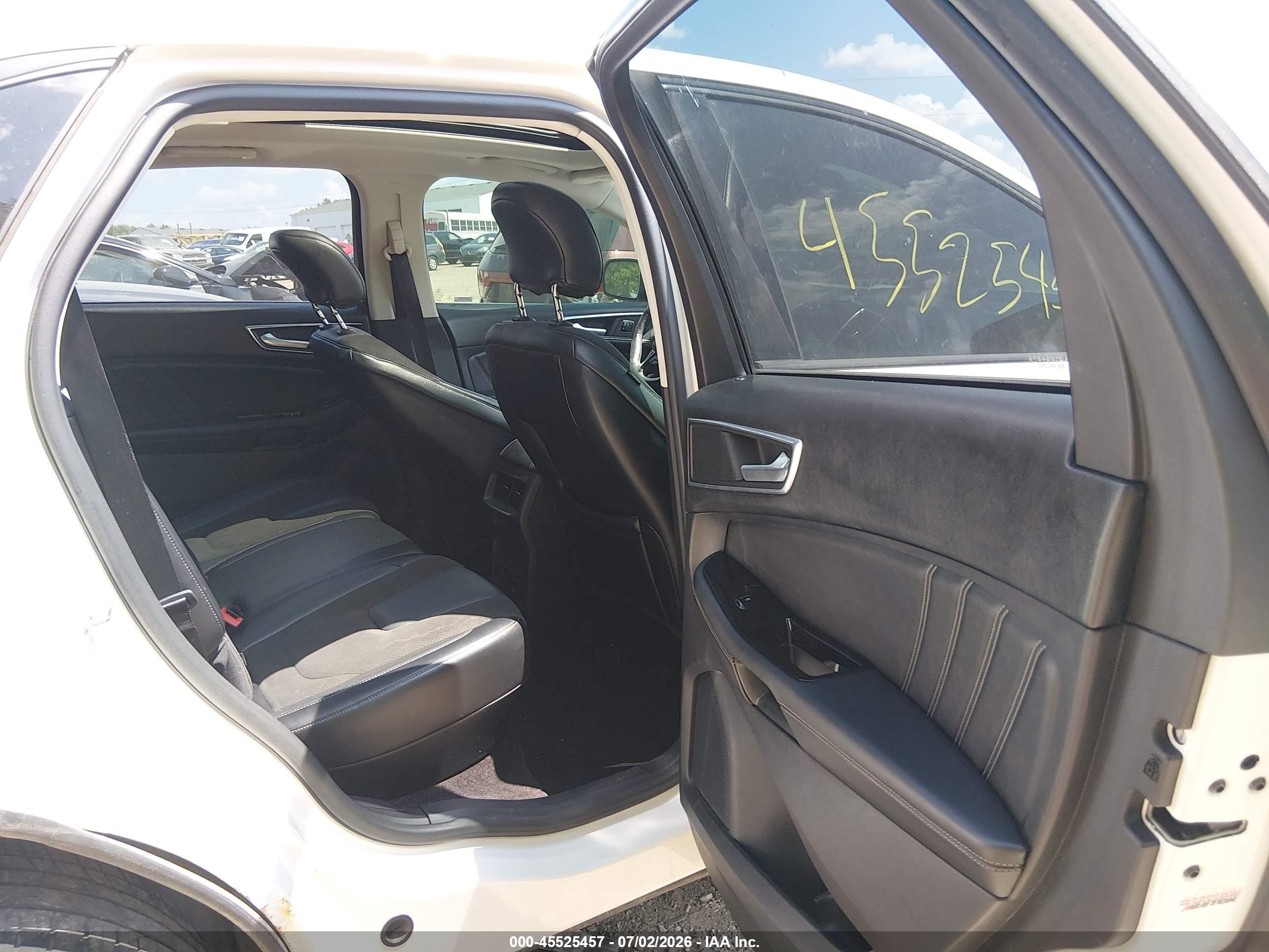 2015 Ford Edge Sport Белый vin: 2FMTK4AP5FBB85241