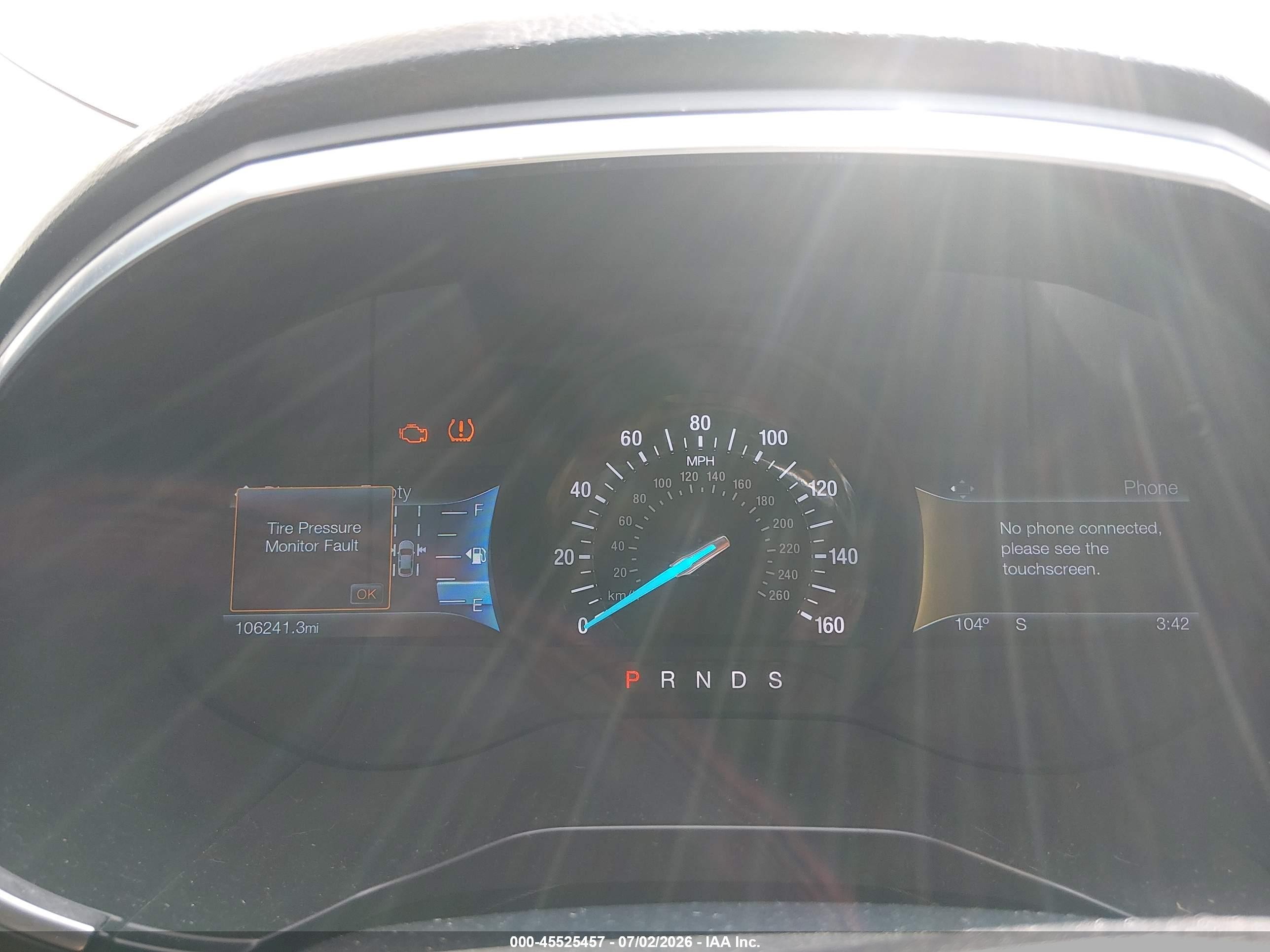 2015 Ford Edge Sport Белый vin: 2FMTK4AP5FBB85241