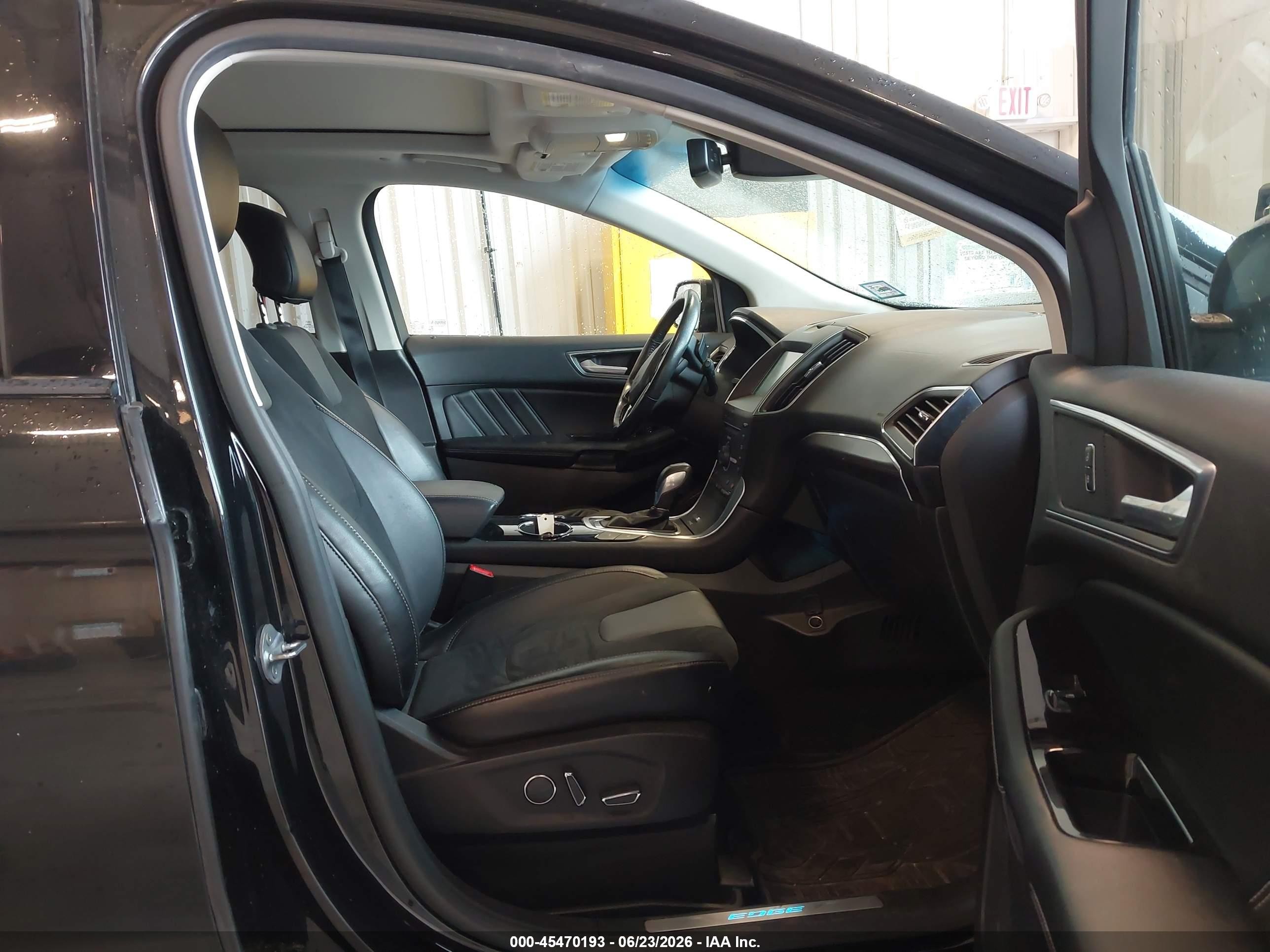 2015 Ford Edge Sport Black vin: 2FMTK4AP6FBB19104