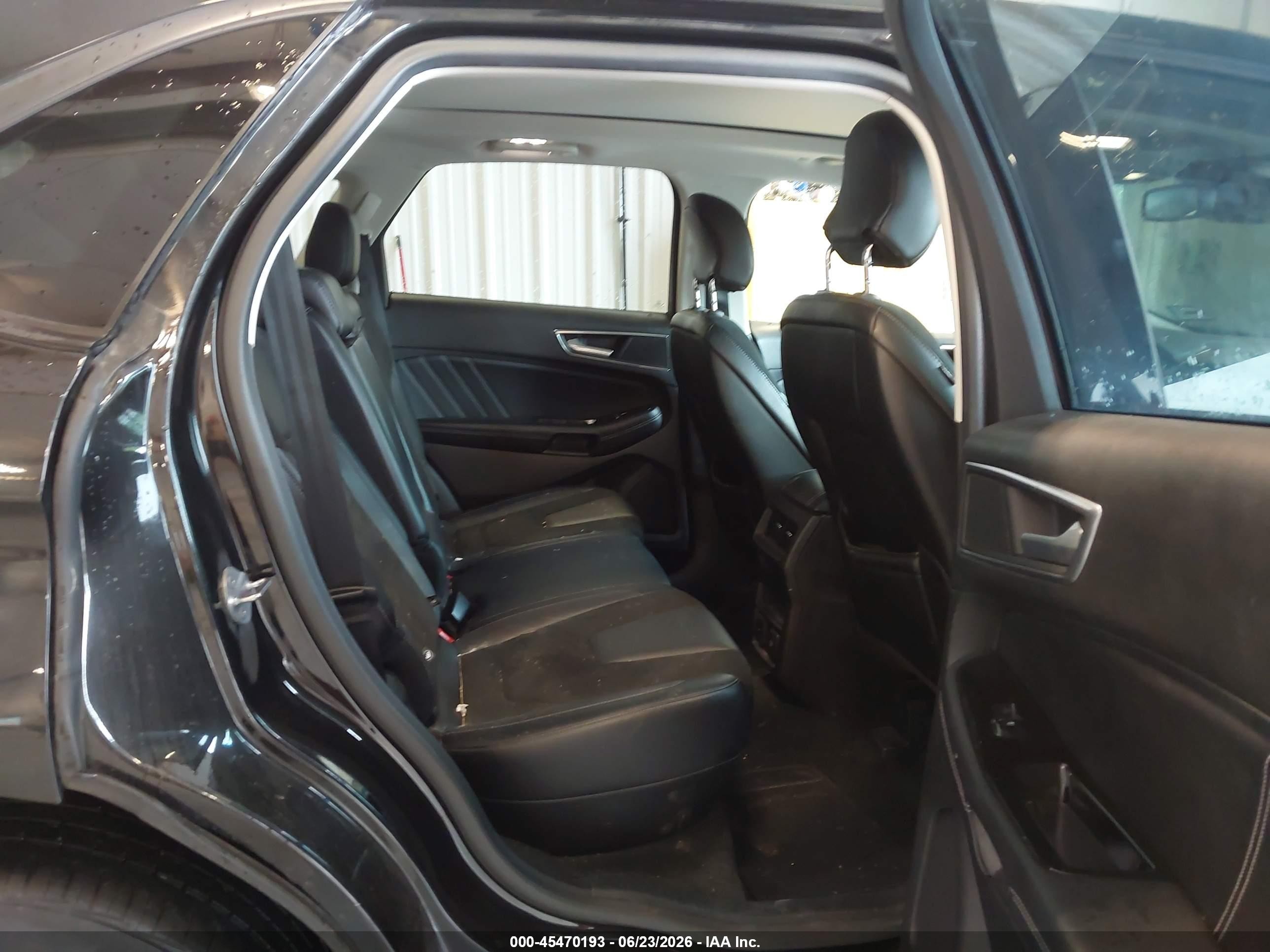 2015 Ford Edge Sport Black vin: 2FMTK4AP6FBB19104