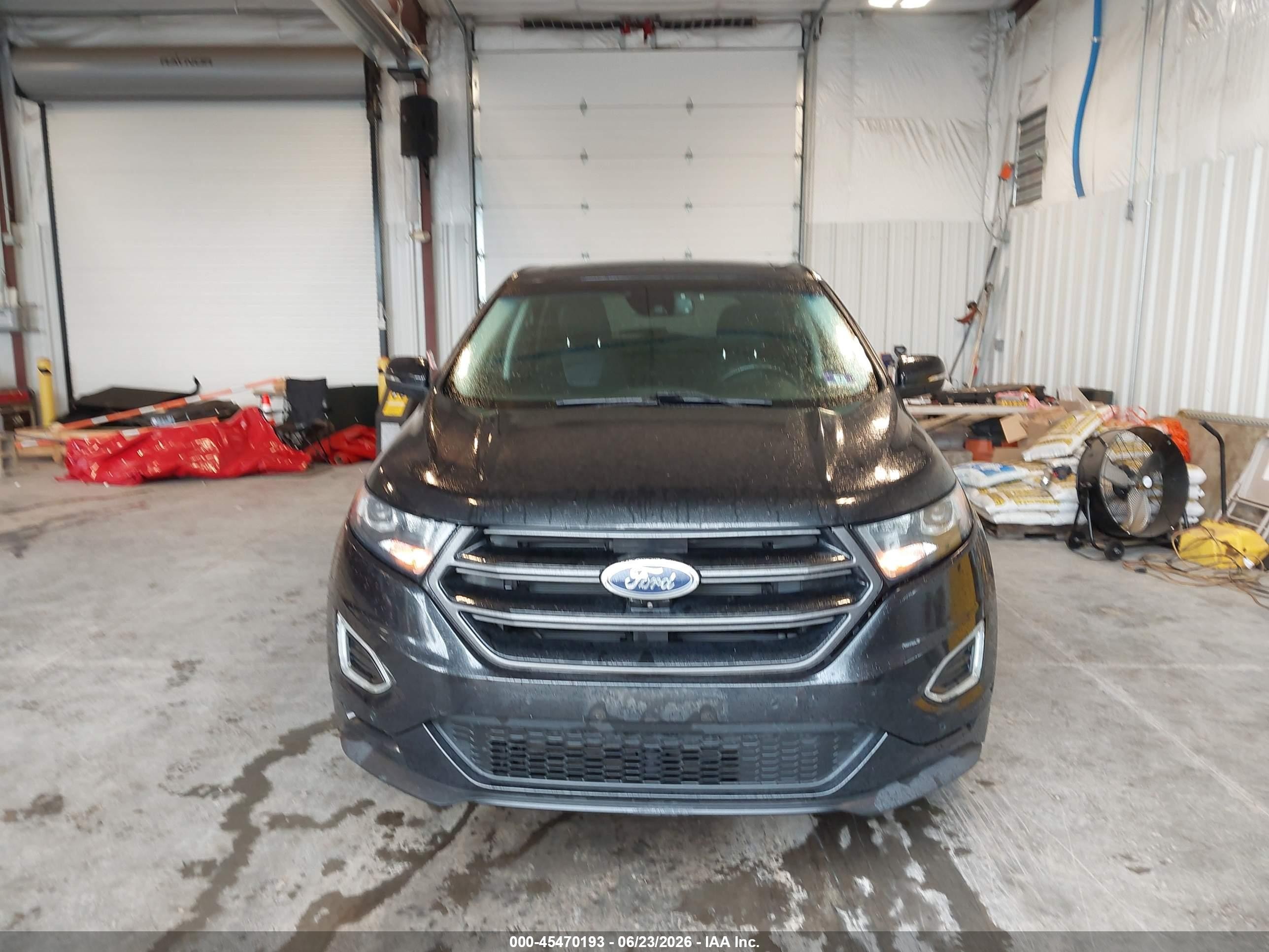 2015 Ford Edge Sport Black vin: 2FMTK4AP6FBB19104