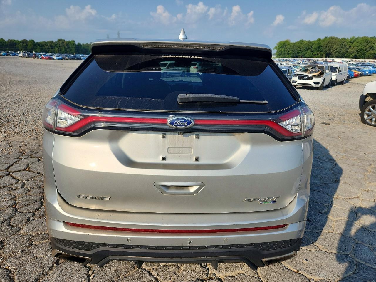 2015 Ford Edge Sport Silver vin: 2FMTK4AP6FBB88312