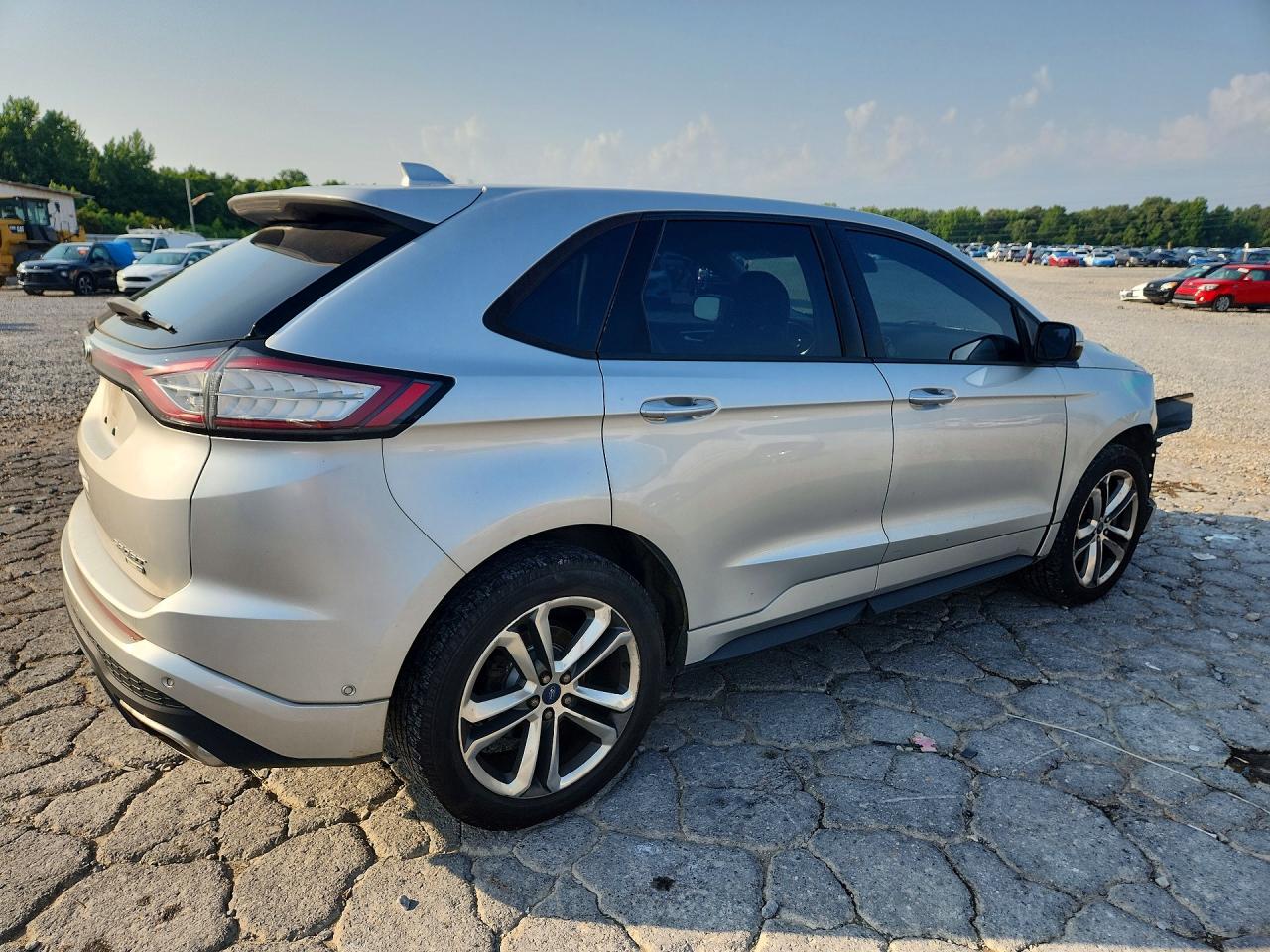 2015 Ford Edge Sport Silver vin: 2FMTK4AP6FBB88312