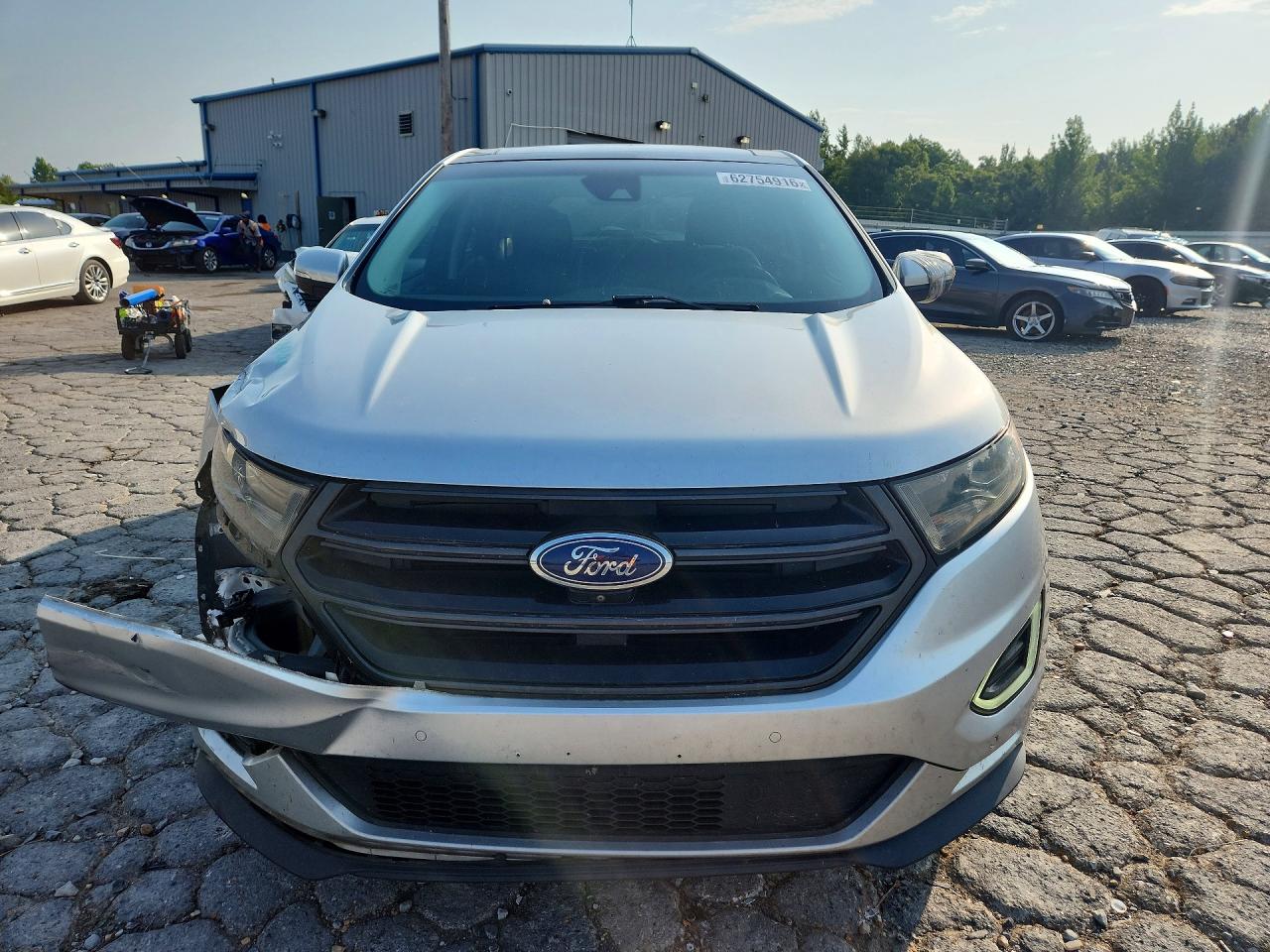 2015 Ford Edge Sport Silver vin: 2FMTK4AP6FBB88312