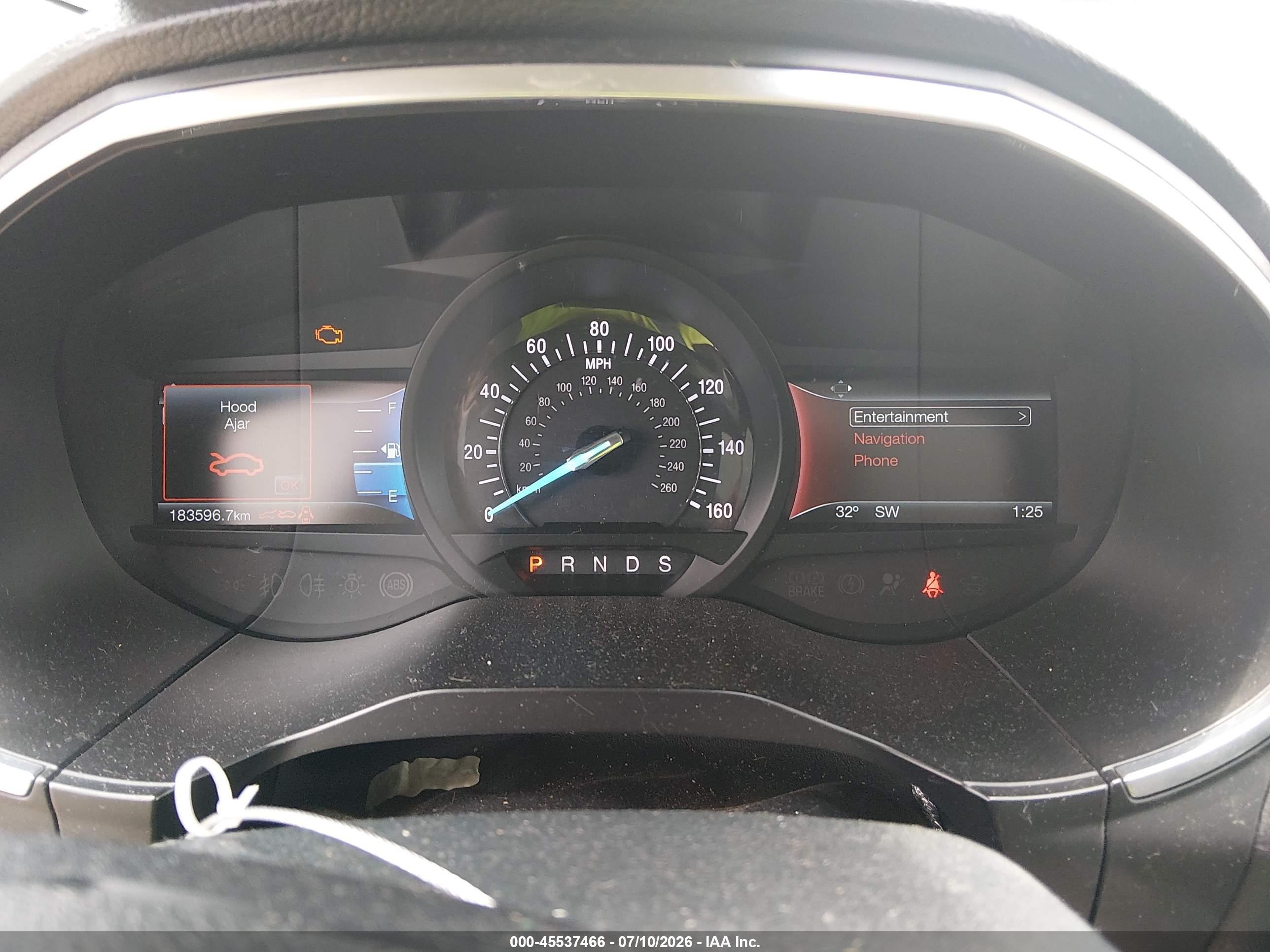 2015 Ford Edge Sport White vin: 2FMTK4AP7FBB29513