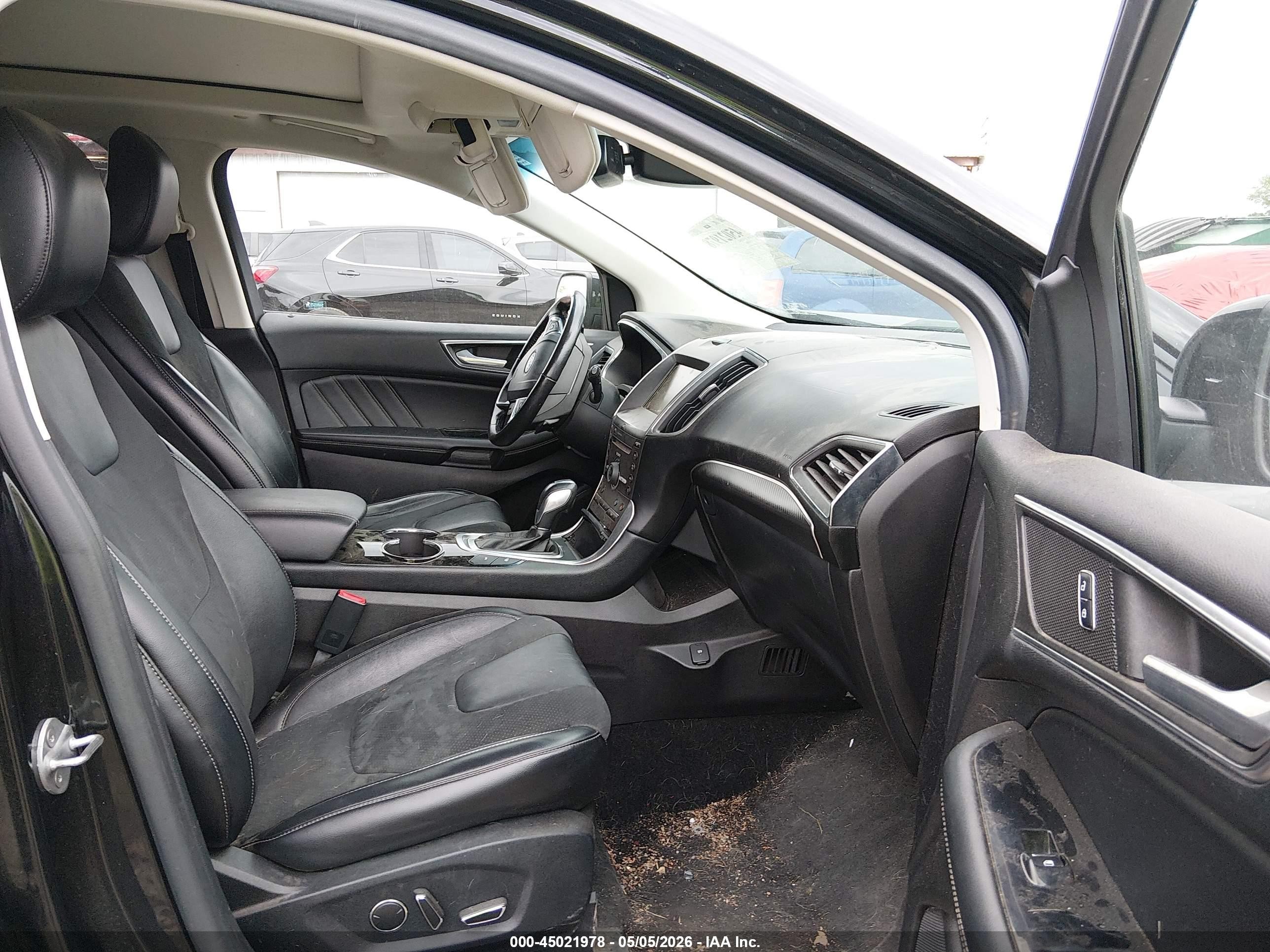 2015 Ford Edge Sport Black vin: 2FMTK4AP7FBB35988