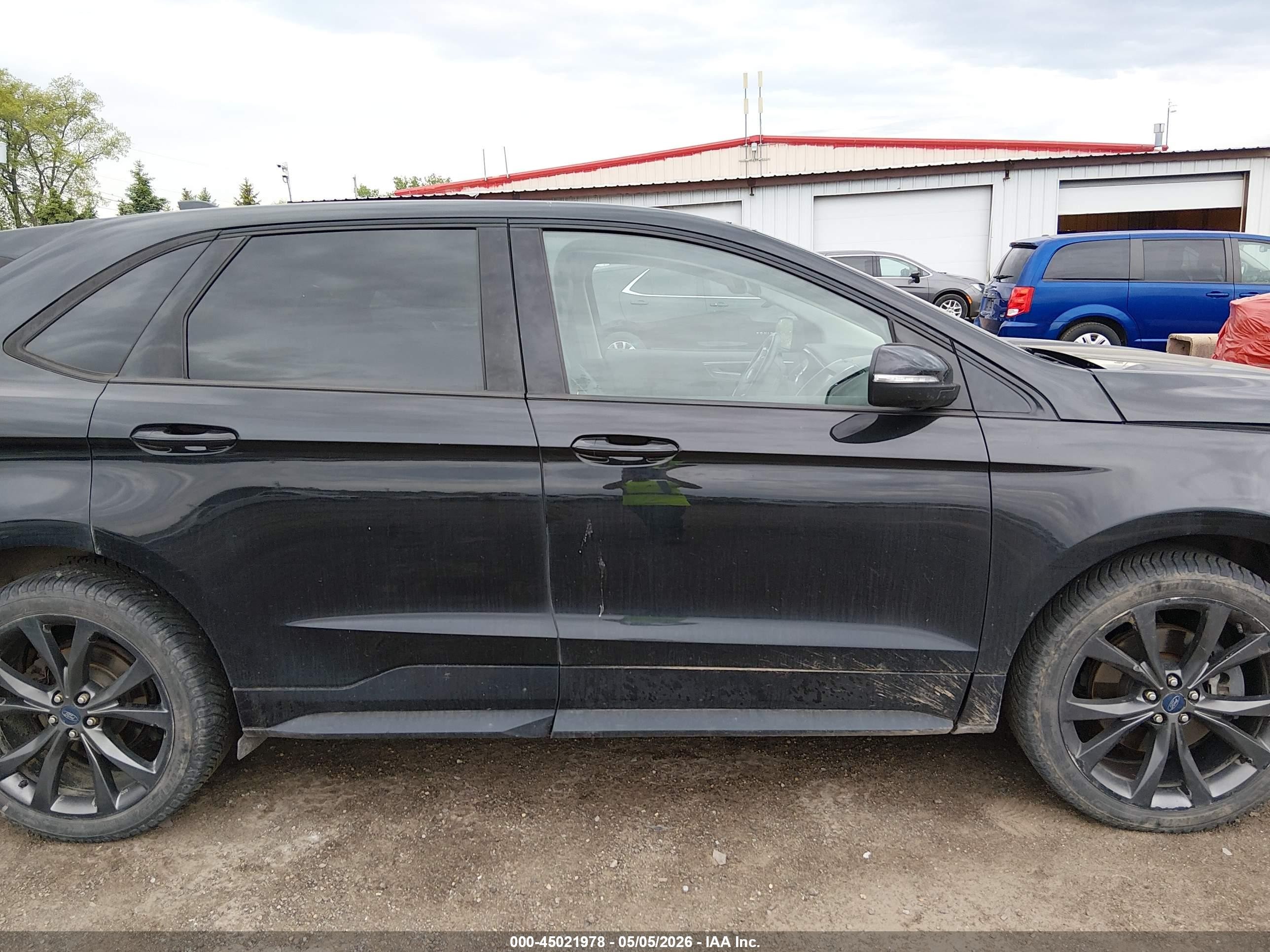 2015 Ford Edge Sport Black vin: 2FMTK4AP7FBB35988