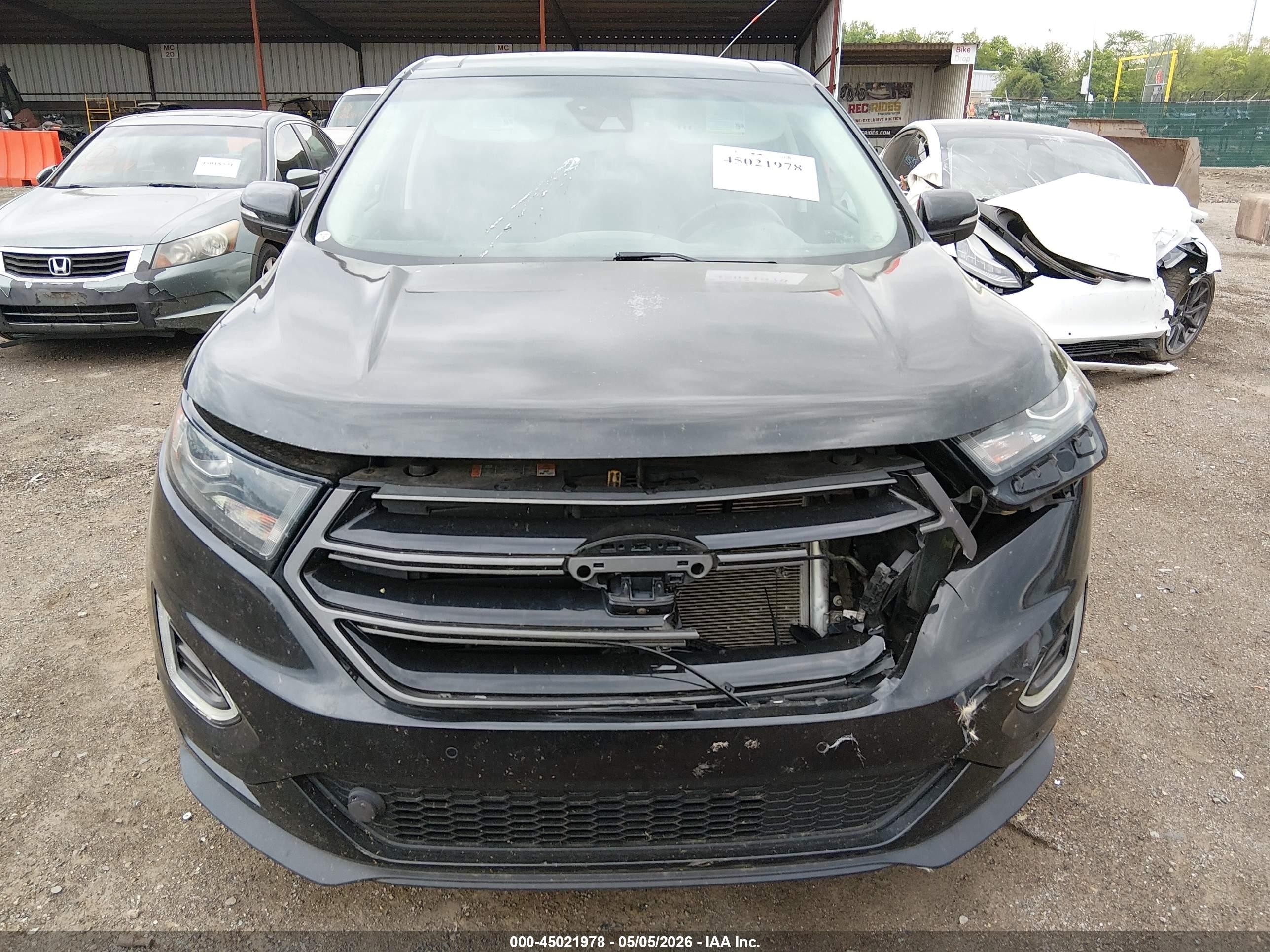 2015 Ford Edge Sport Black vin: 2FMTK4AP7FBB35988