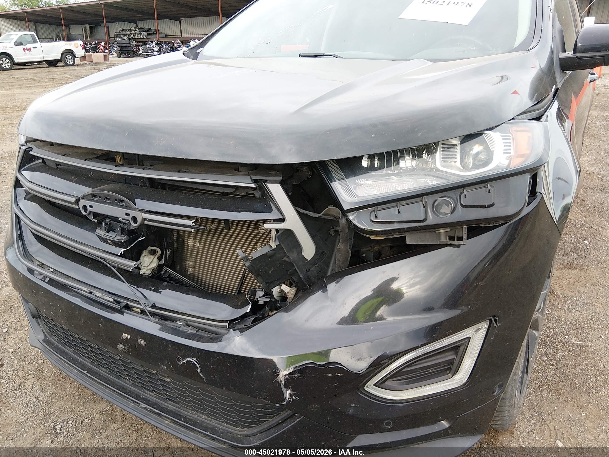 2015 Ford Edge Sport Black vin: 2FMTK4AP7FBB35988