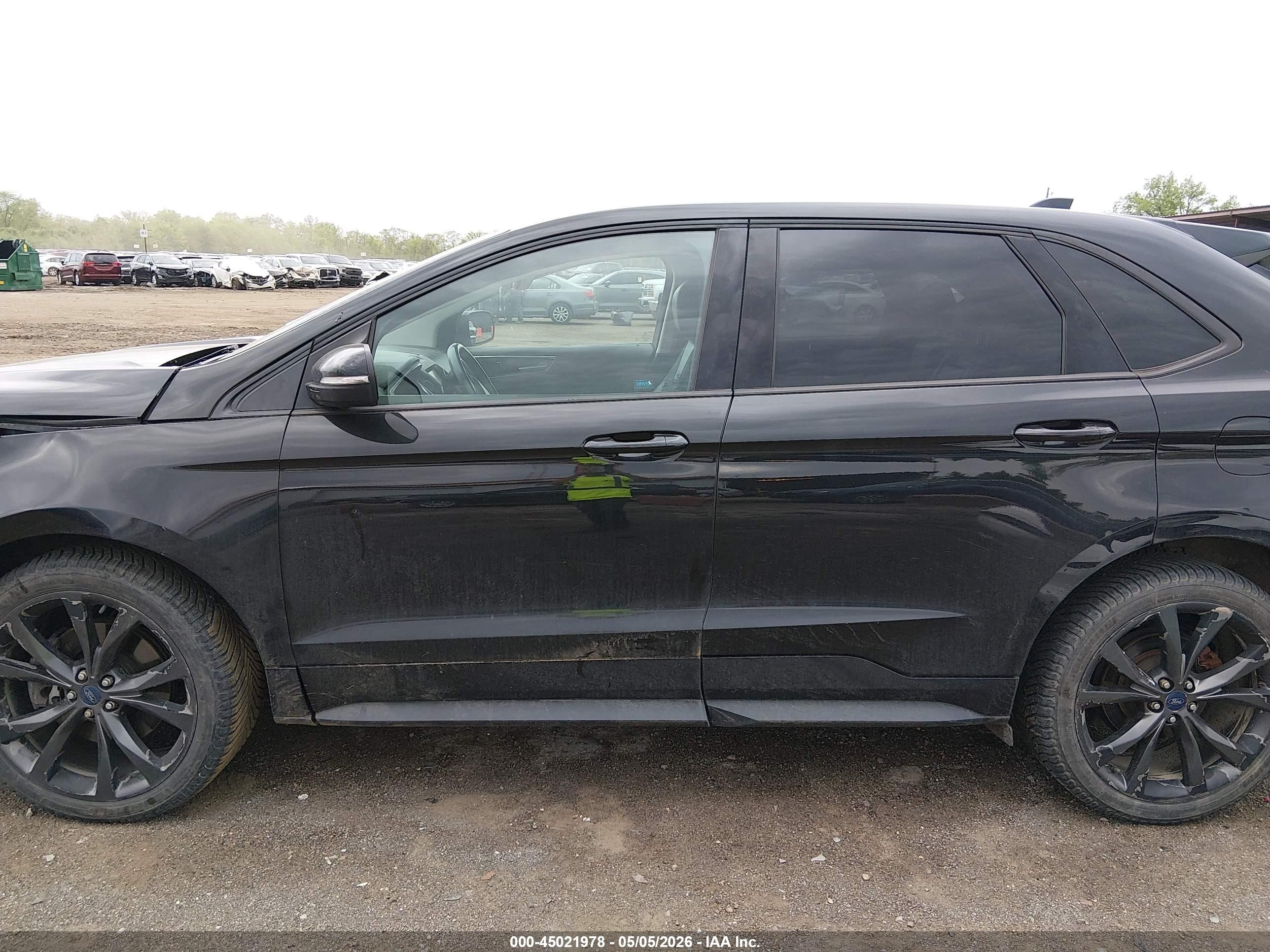2015 Ford Edge Sport Black vin: 2FMTK4AP7FBB35988