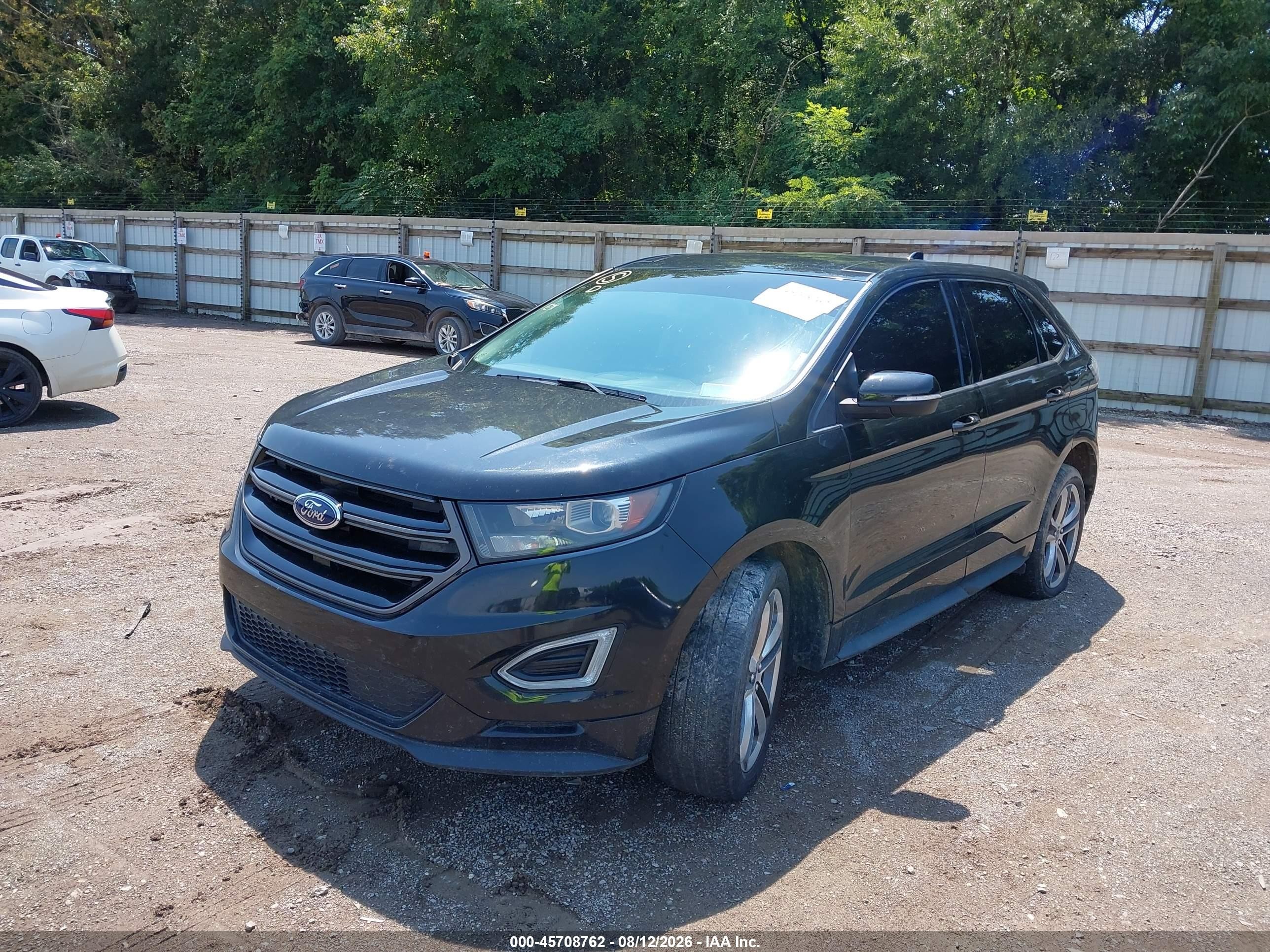 2015 Ford Edge Sport Black vin: 2FMTK4AP7FBB58574