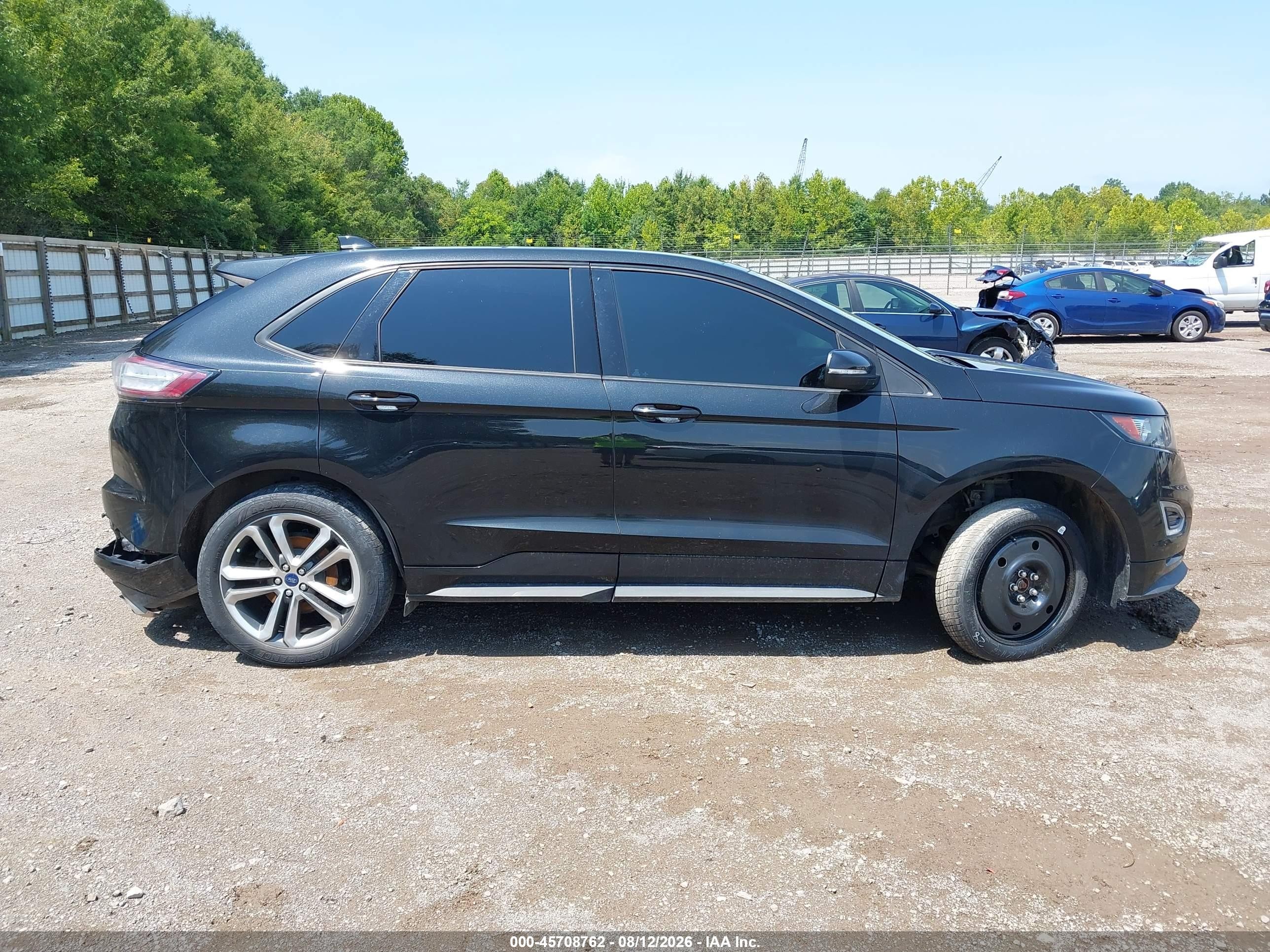 2015 Ford Edge Sport Black vin: 2FMTK4AP7FBB58574
